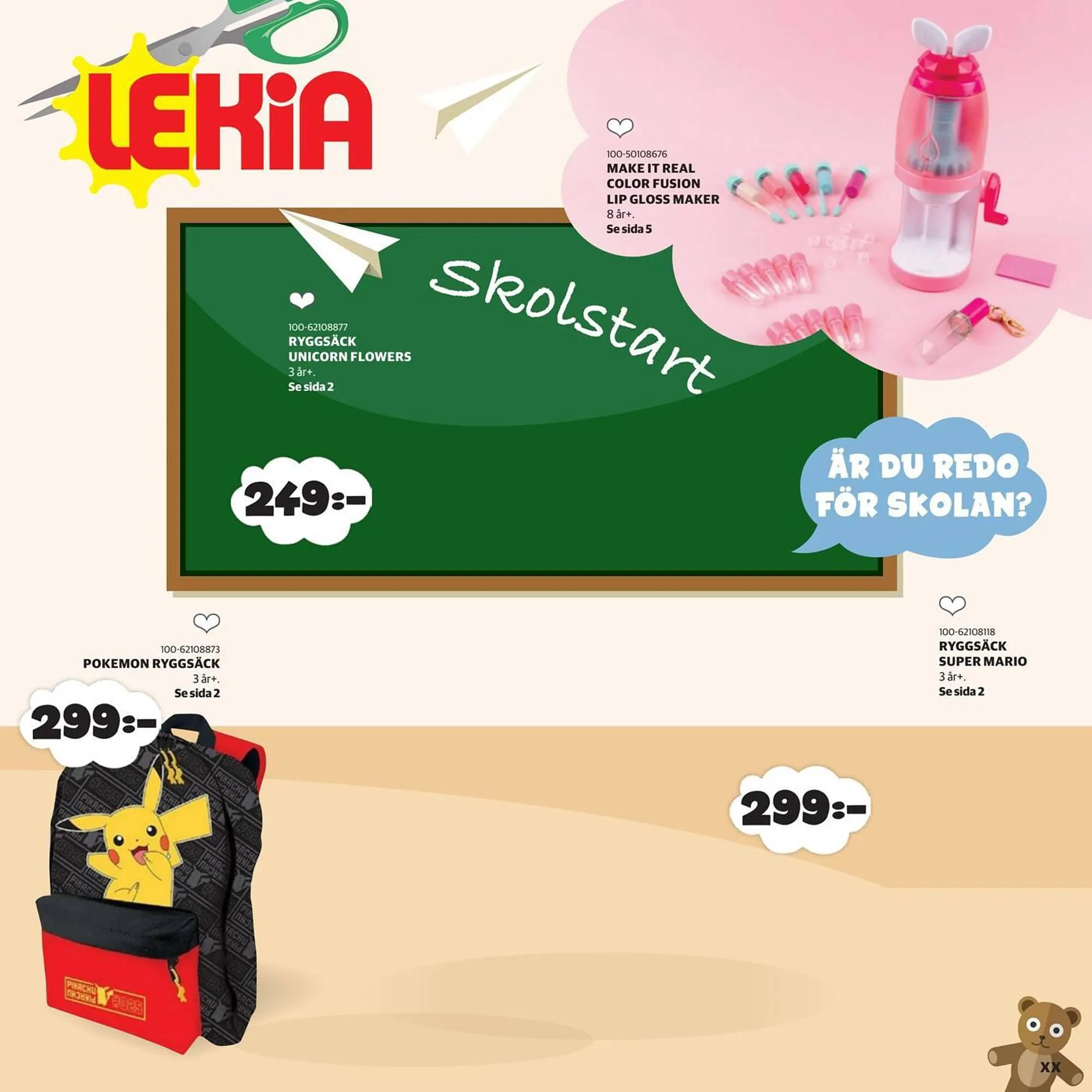 Lekia reklamblad - 1