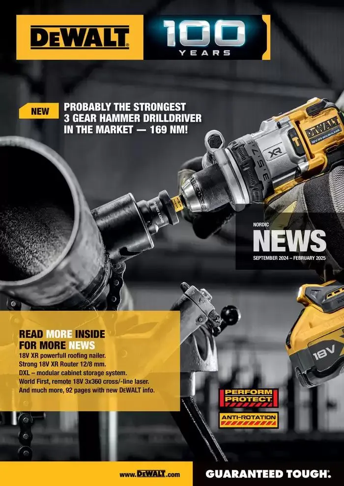Dewalt reklamblad från 26 september till 10 oktober 2024 - Reklamblad sidor 1