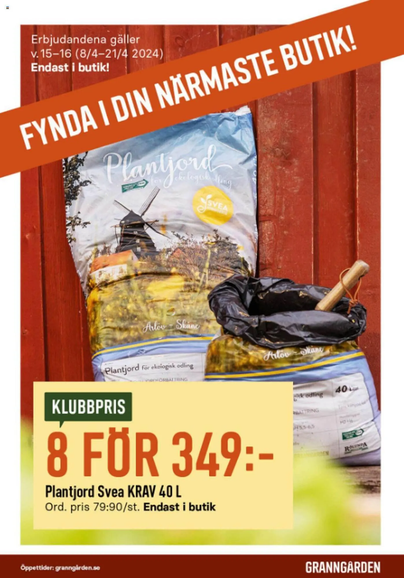 Granngården reklamblad från 8 april till 21 april 2024 - Reklamblad sidor 