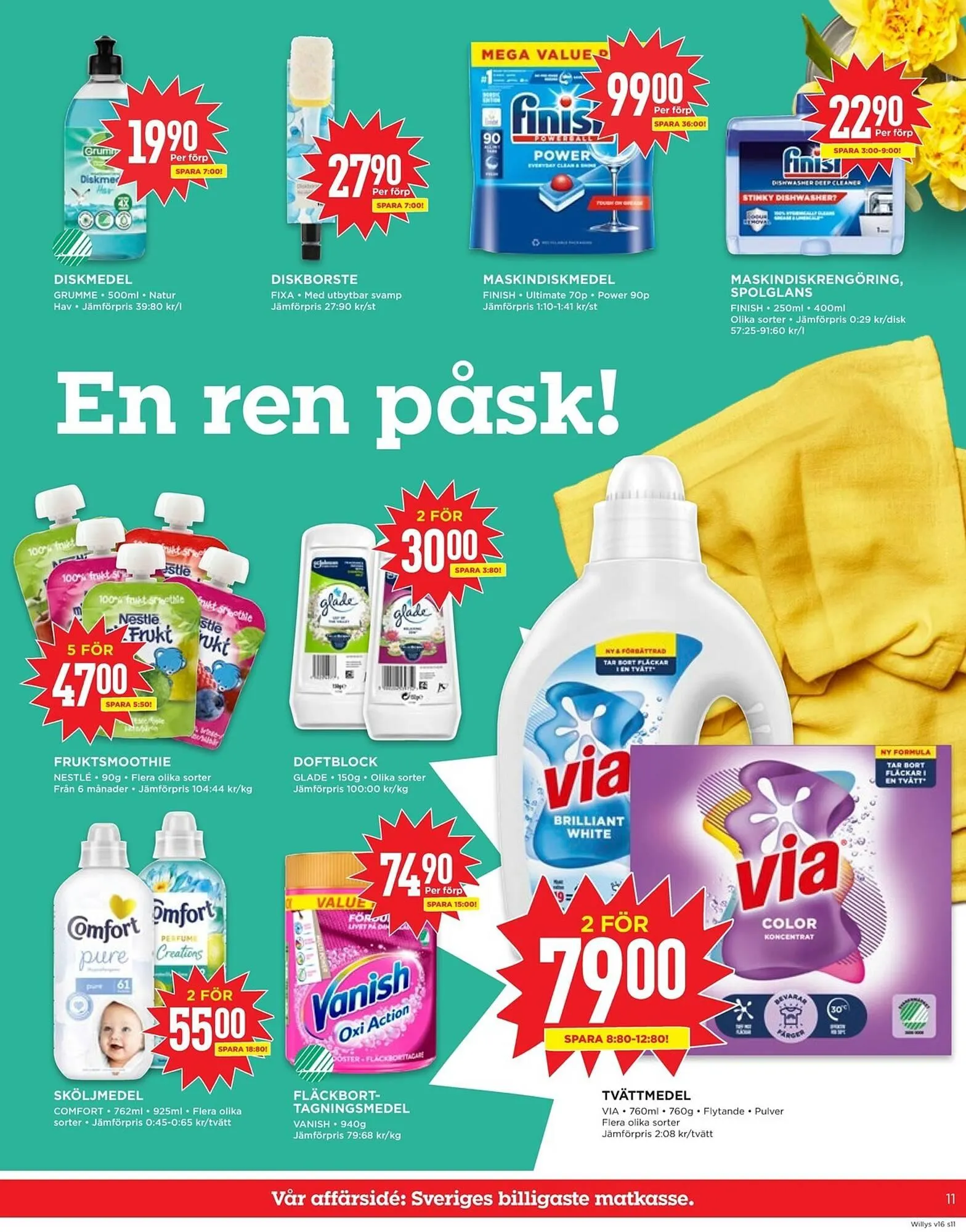 Willys reklamblad från 14 april till 20 april 2025 - Reklamblad sidor 11