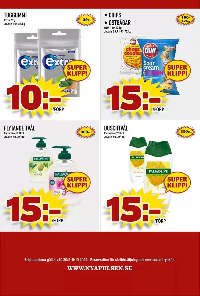 Specialerbjudanden för dig från 30 september till 14 oktober 2024 - Reklamblad sidor 8