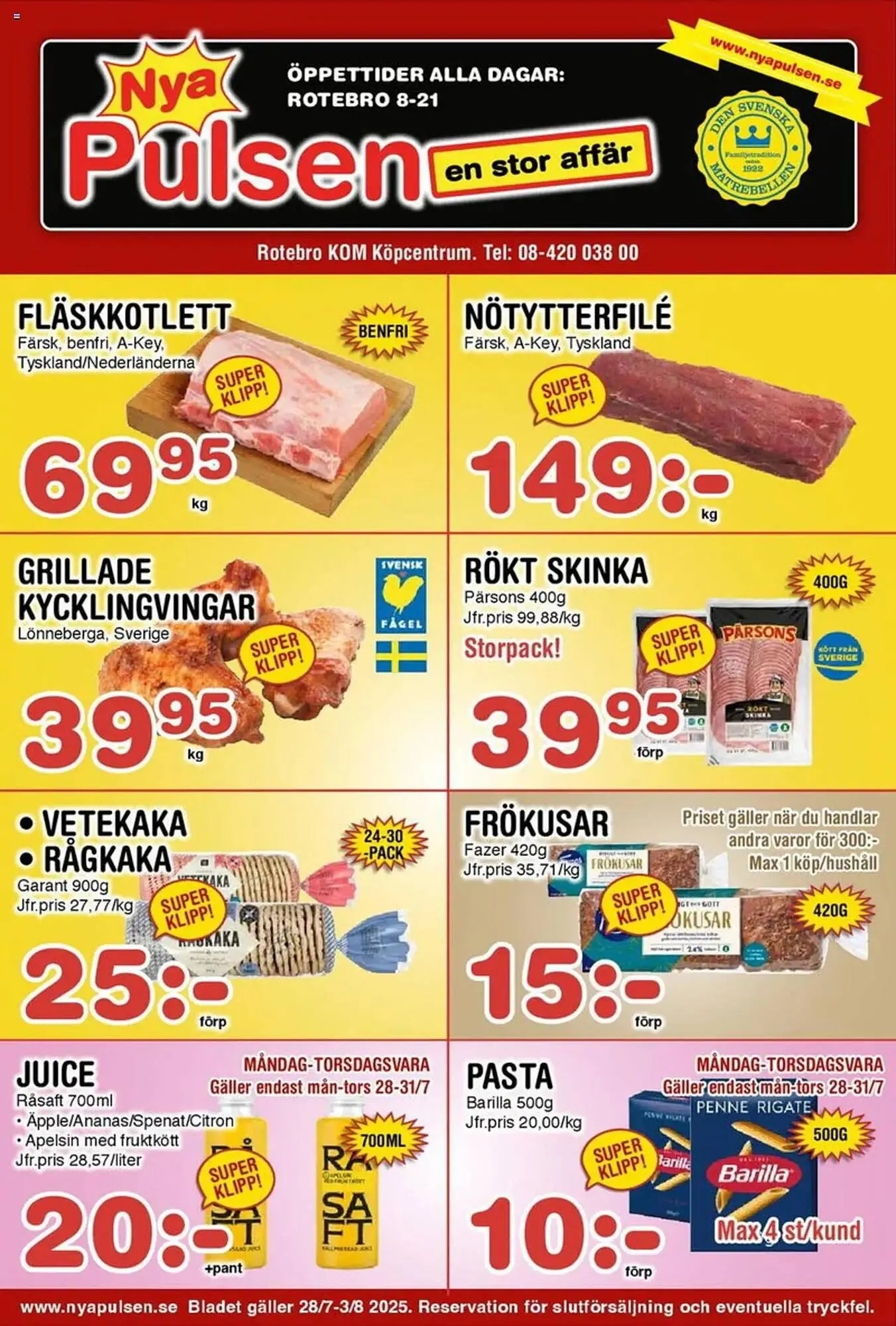 Nya Pulsen reklamblad - 1