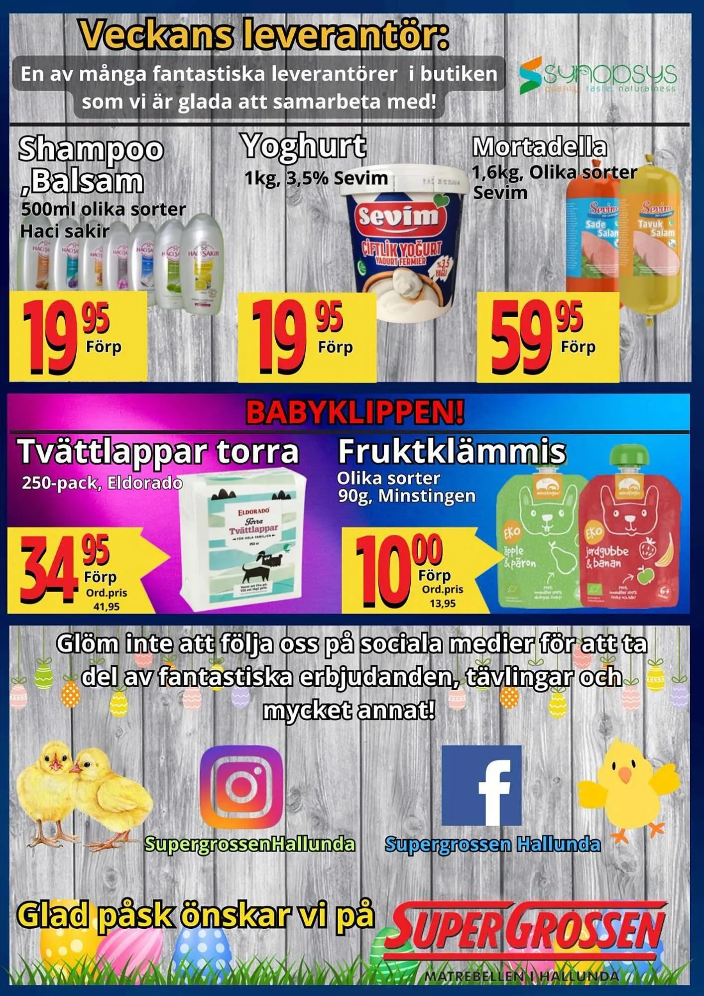 Supergrossen reklamblad från 13 april till 21 april 2025 - Reklamblad sidor 14