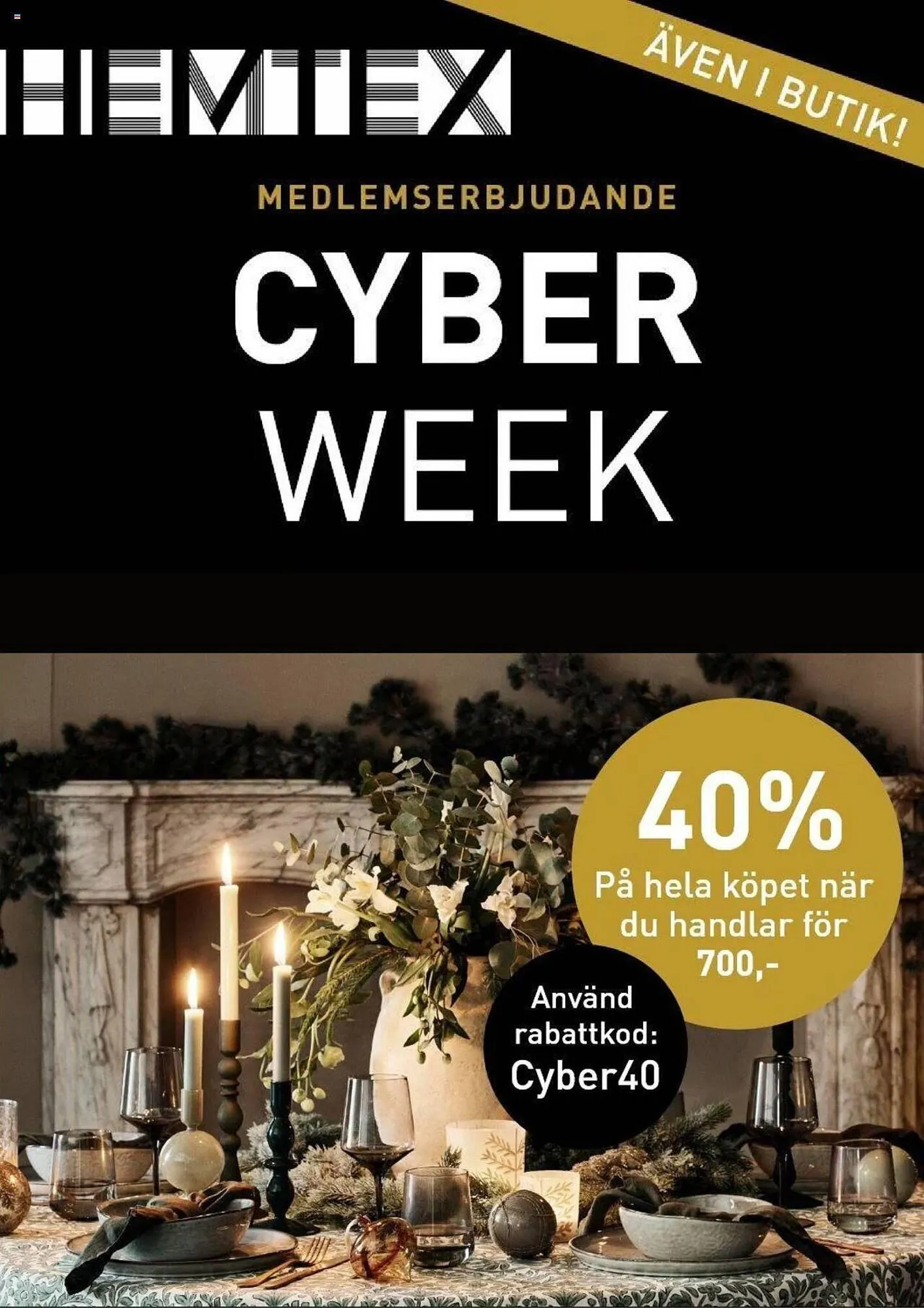 Hemtex reklamblad från 27 november till 3 december 2023 - Reklamblad sidor 1
