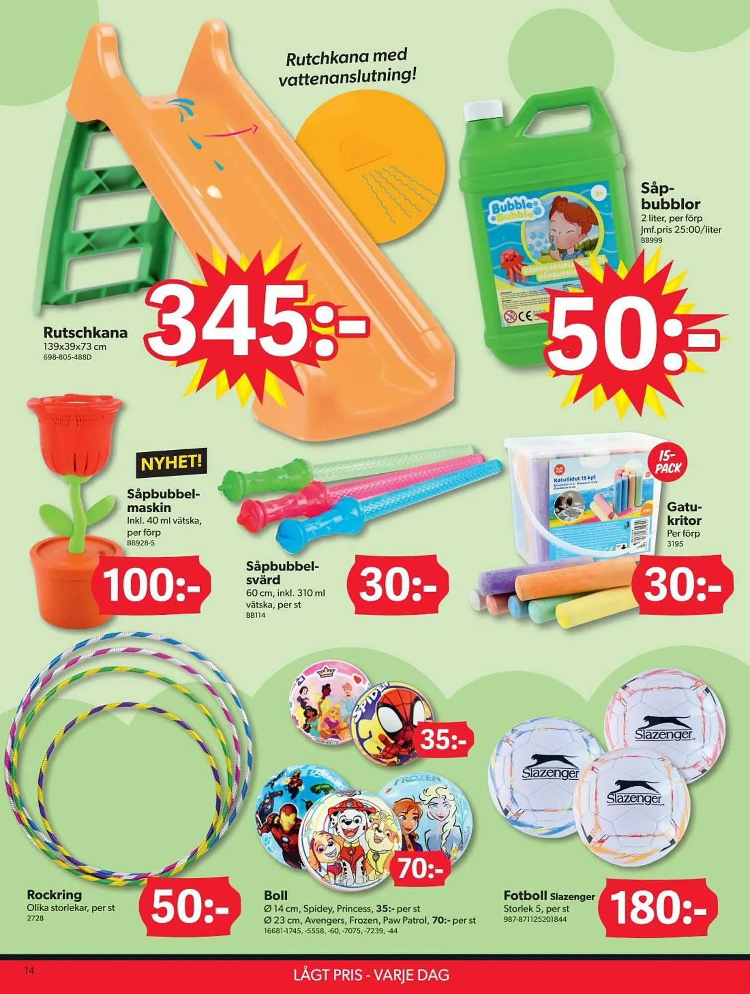 DollarStore reklamblad från 7 april till 30 juni 2025 - Reklamblad sidor 14
