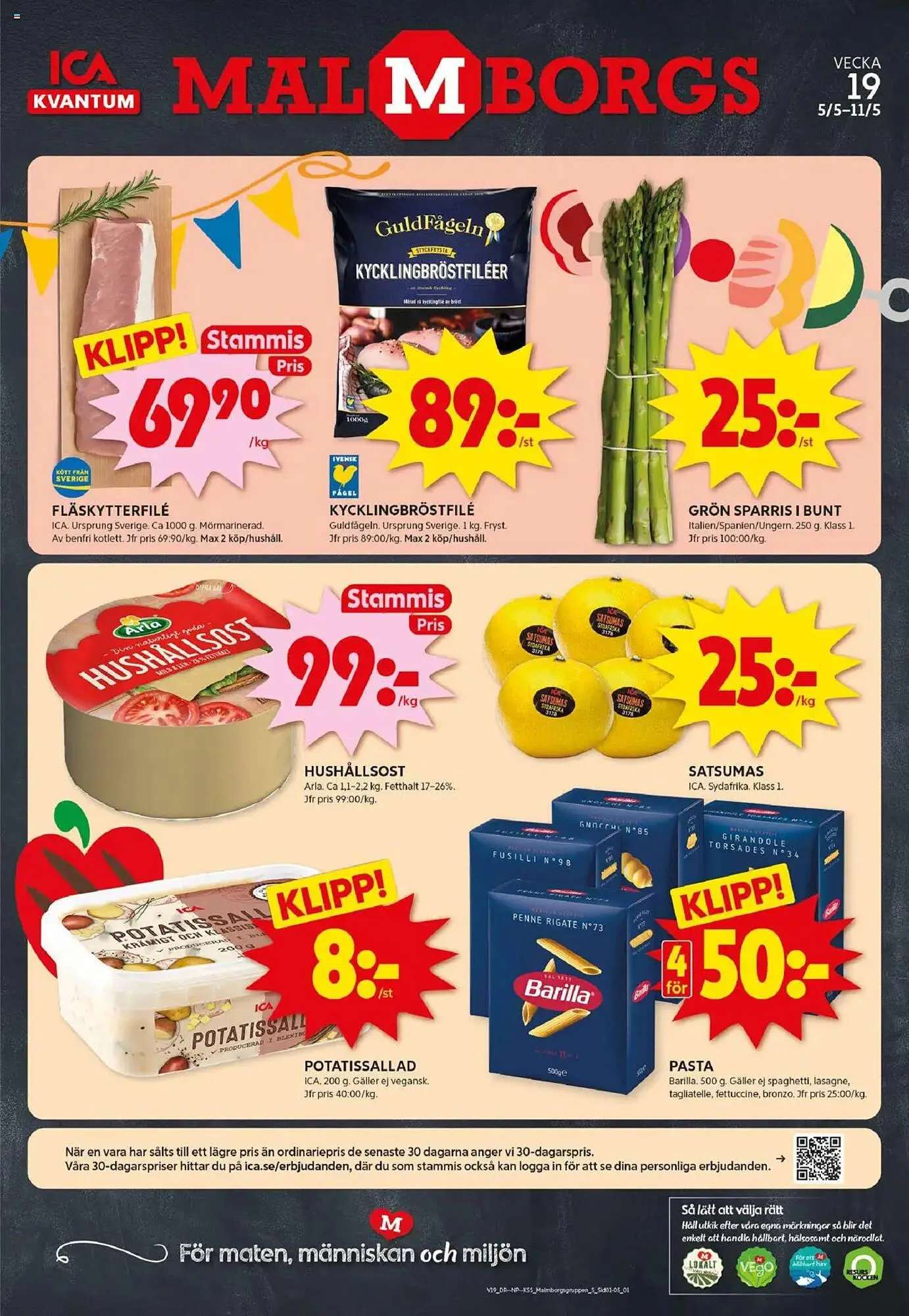 ICA Kvantum reklamblad från 5 maj till 11 maj 2025 - Reklamblad sidor 1