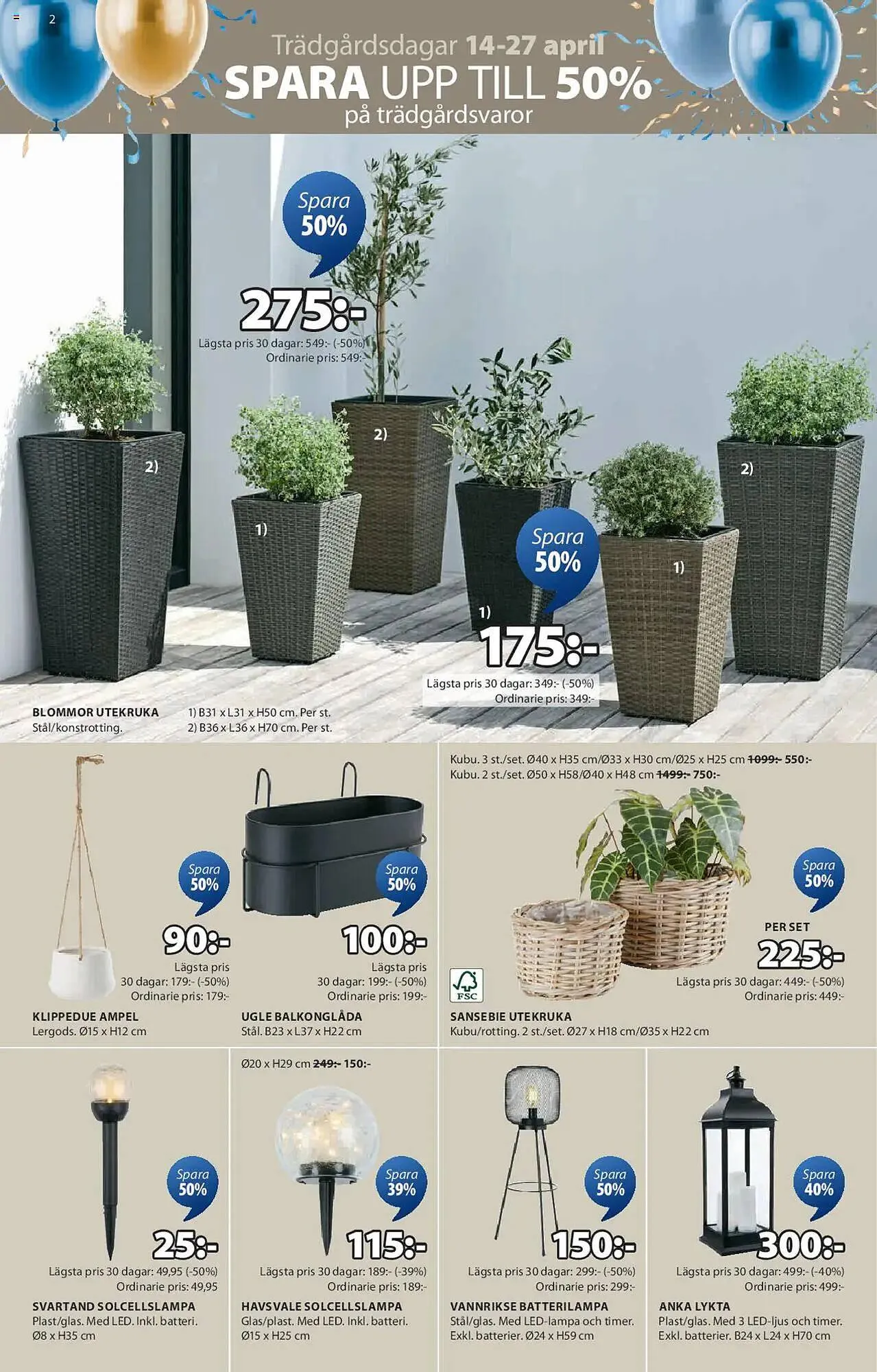 JYSK reklamblad från 14 april till 27 april 2025 - Reklamblad sidor 2