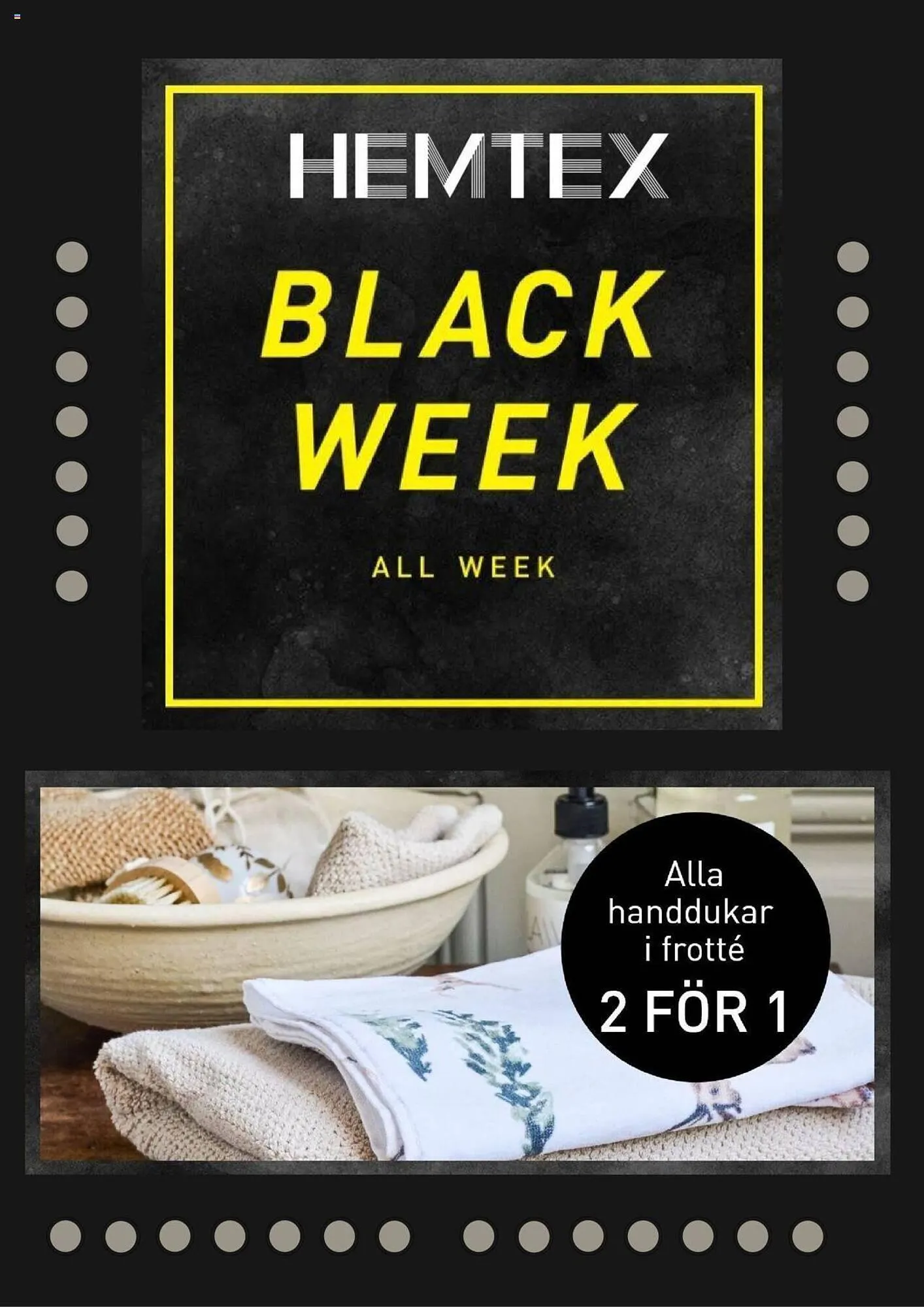 Hemtex reklamblad från 17 november till 20 november 2023 - Reklamblad sidor 1