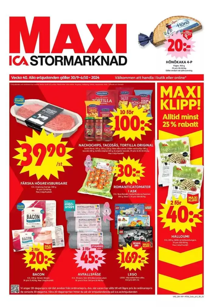 Spara nu med våra deals från 30 september till 6 oktober 2024 - Reklamblad sidor 1