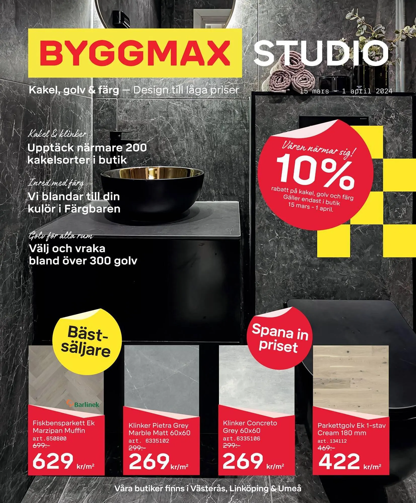 Byggmax reklamblad från 14 mars till 1 april 2024 - Reklamblad sidor 