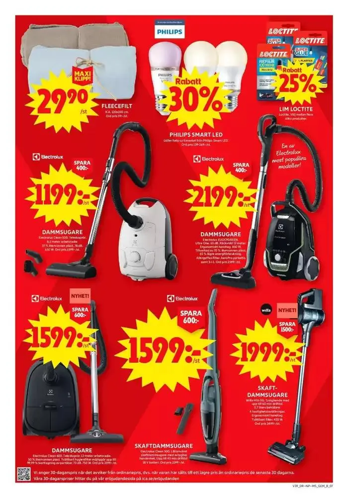 Fantastiskt erbjudande för fyndjägare från 23 september till 7 oktober 2024 - Reklamblad sidor 24