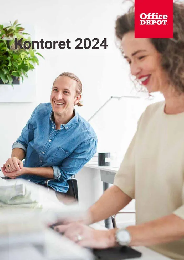 Office Depot Kontoret 2024  från 8 februari till 31 december 2024 - Reklamblad sidor 1