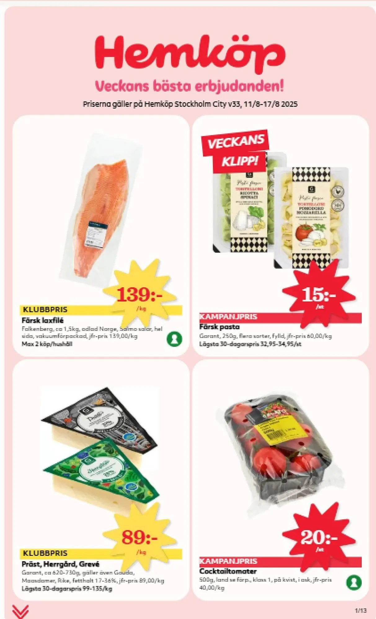 Östenssons reklamblad - 1