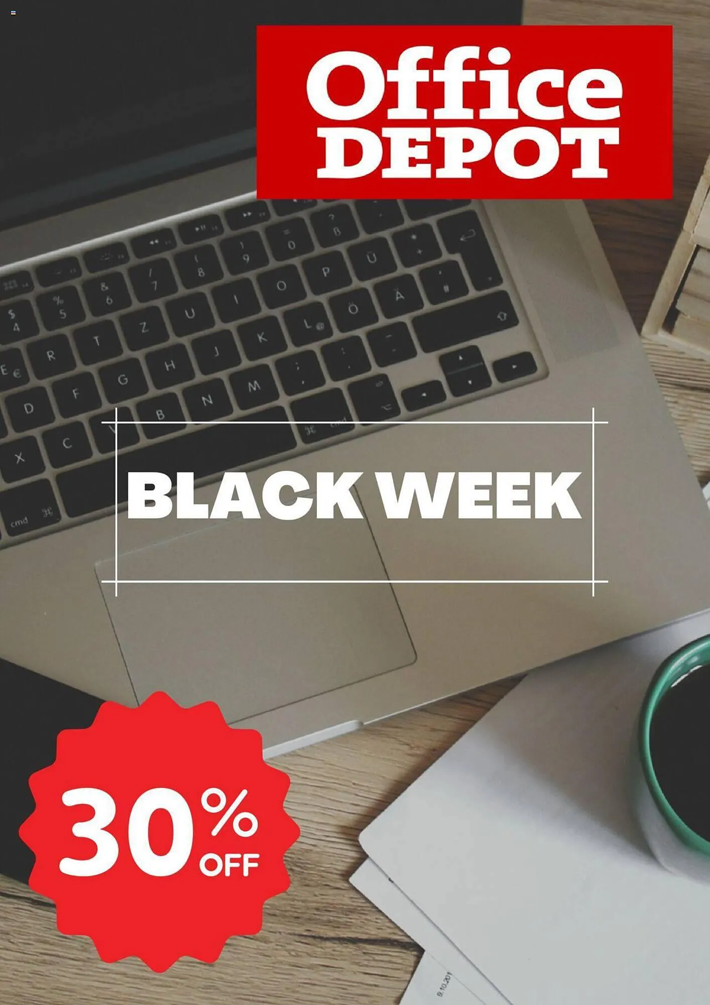 Office Depot reklamblad från 20 november till 27 november 2023 - Reklamblad sidor 1
