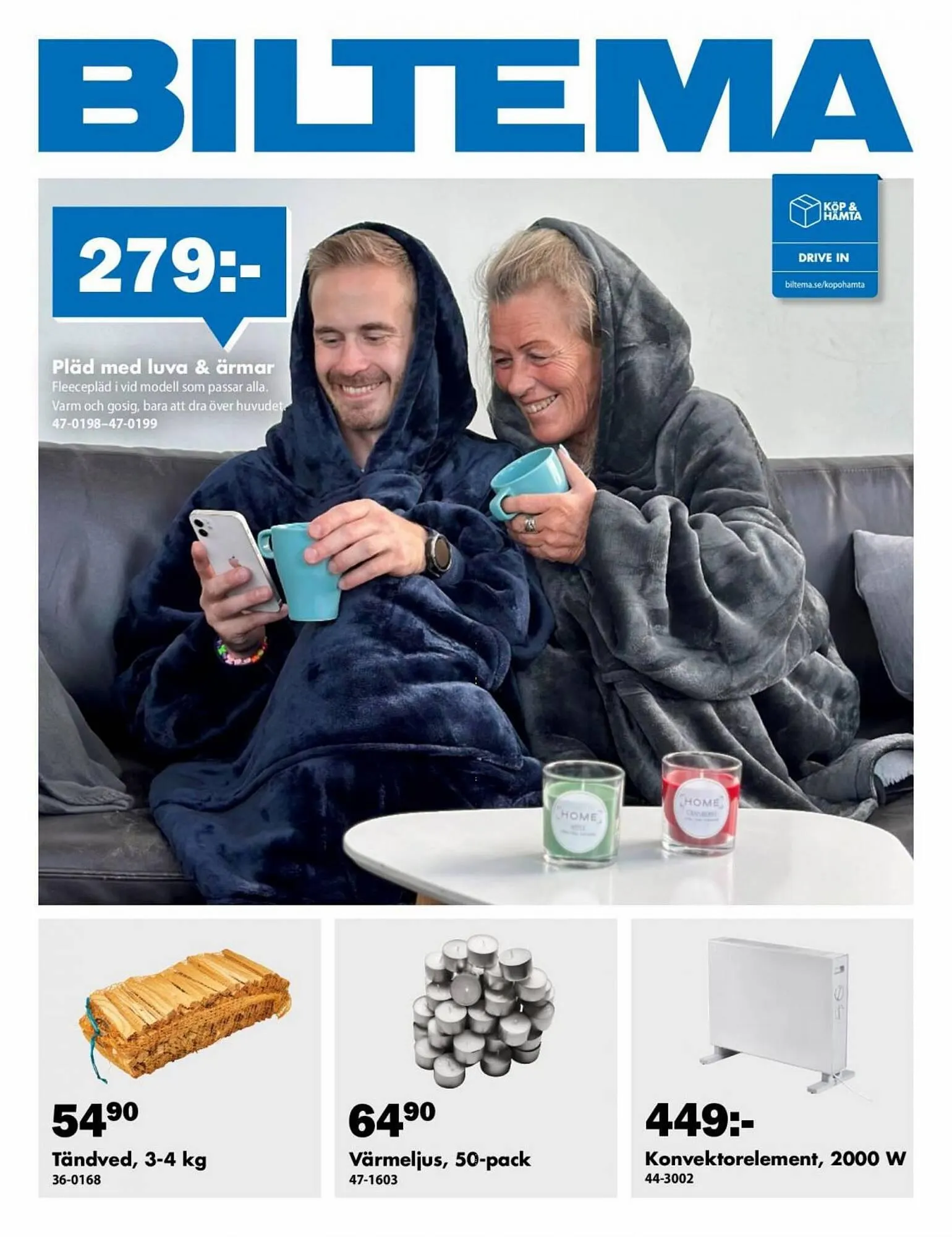 Biltema reklamblad från 25 september till 9 oktober 2023 - Reklamblad sidor 1