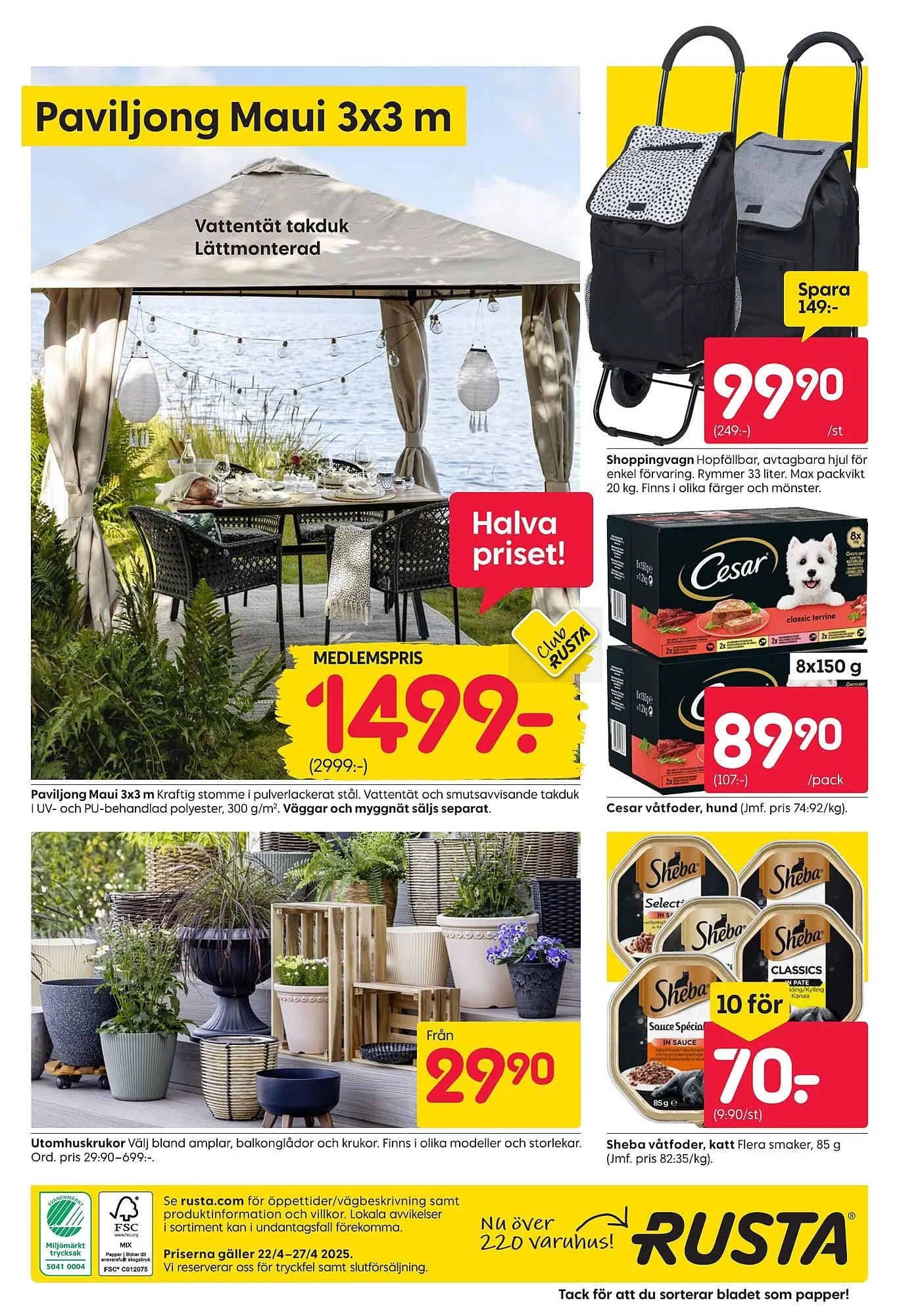 Rusta reklamblad från 22 april till 27 april 2025 - Reklamblad sidor 20