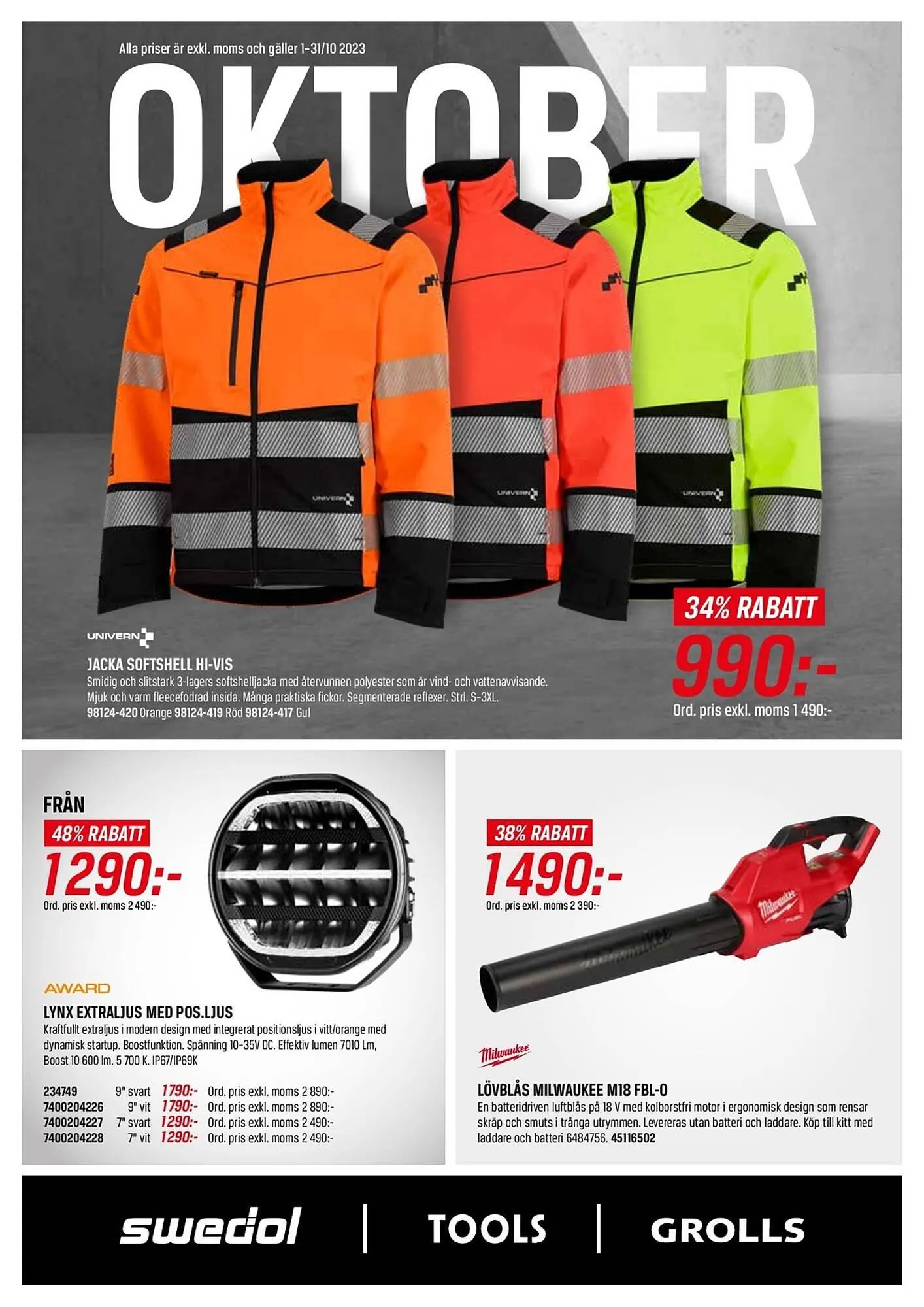 Tools reklamblad från 1 oktober till 31 oktober 2023 - Reklamblad sidor 1