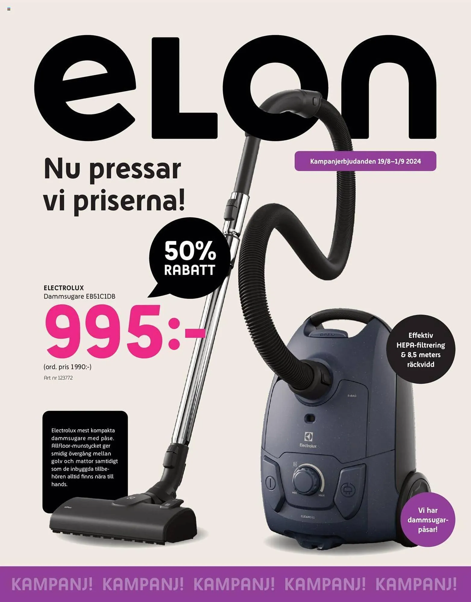 Elon reklamblad - 1