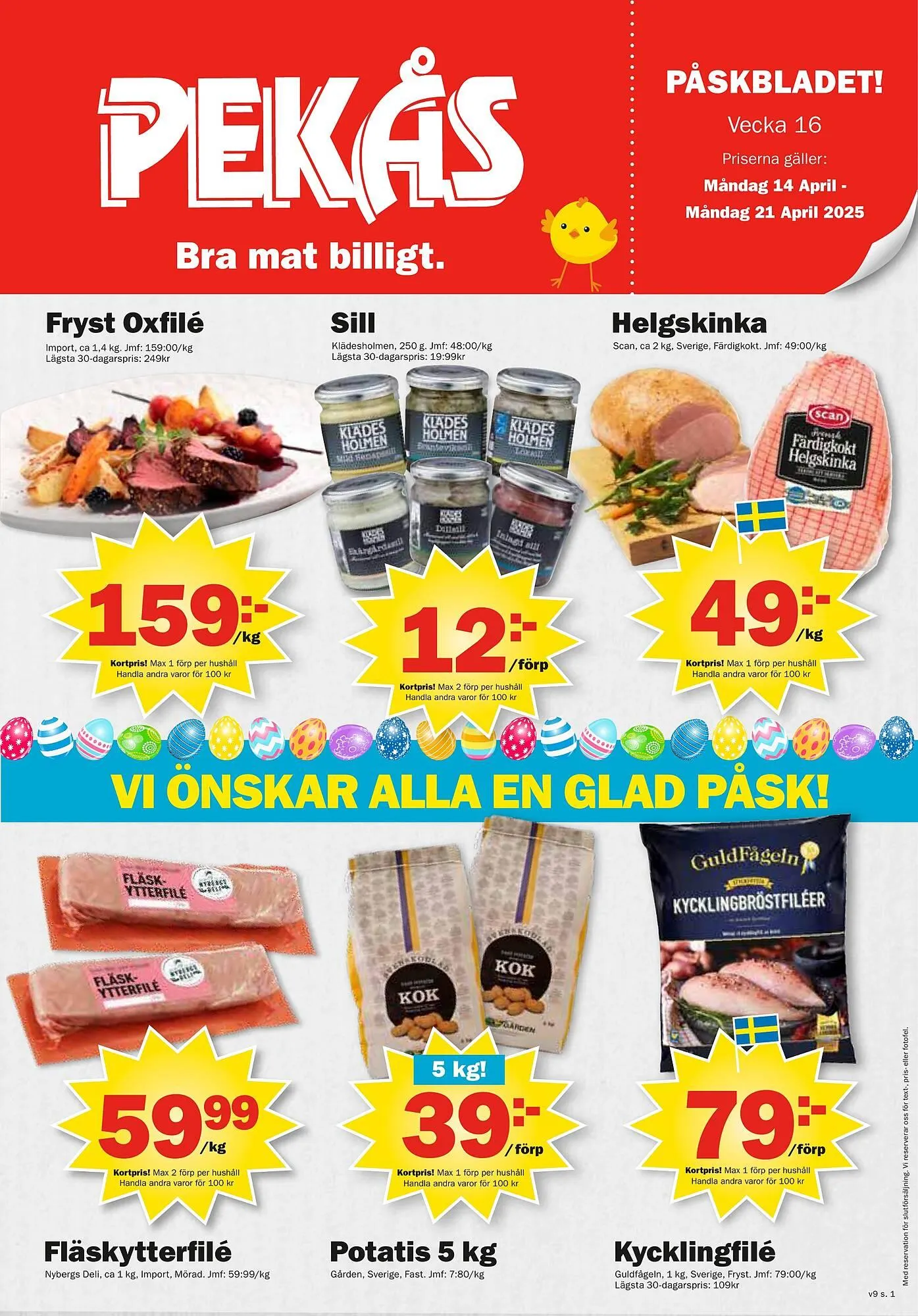 Pekås reklamblad - 1