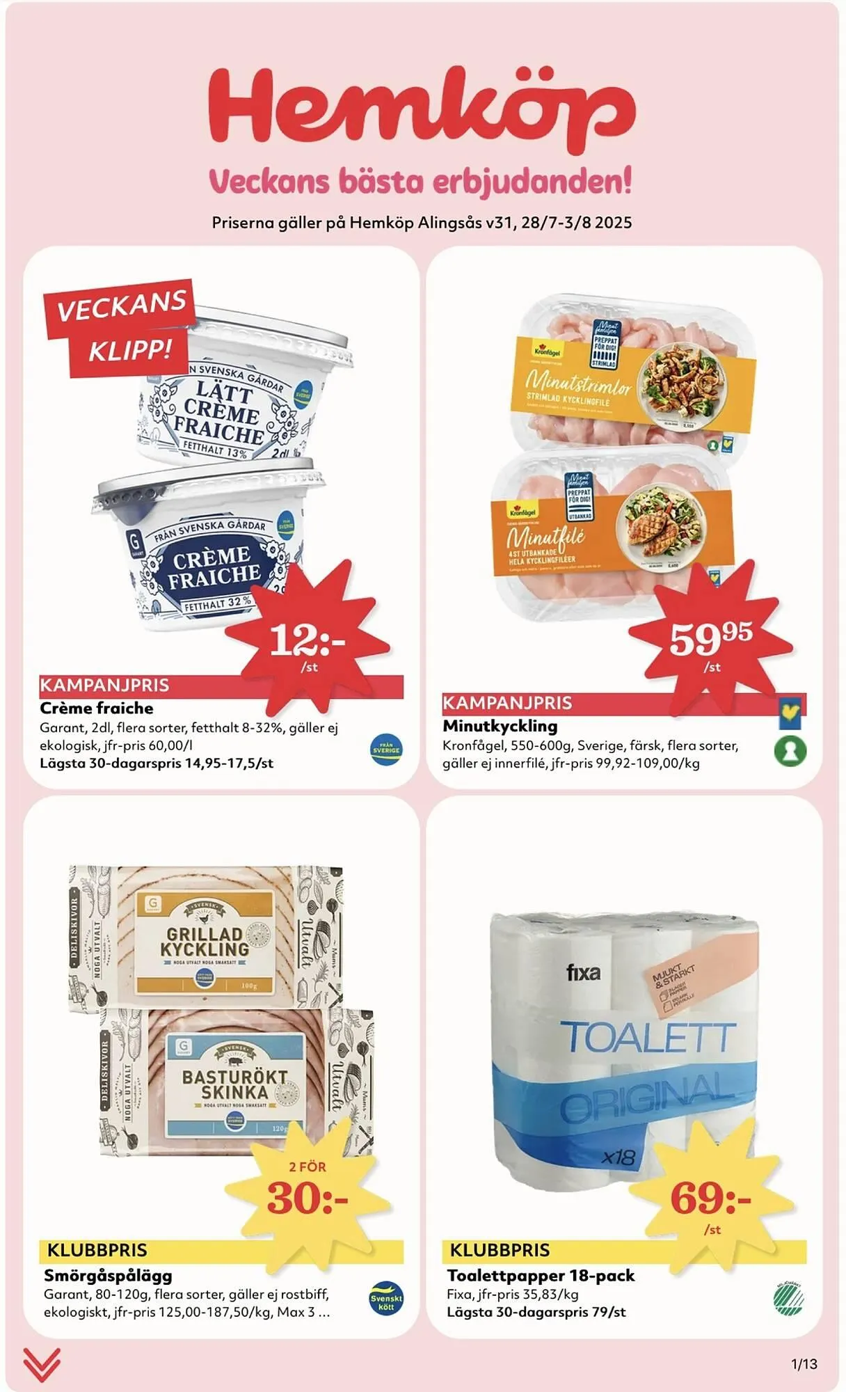 Östenssons reklamblad - 1