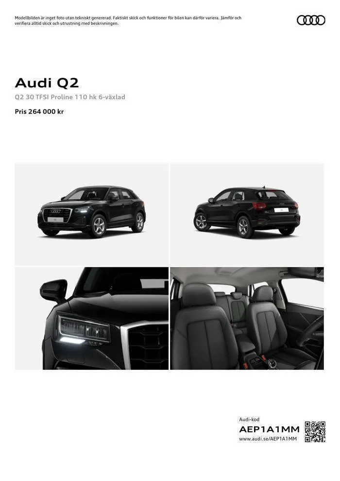 Audi Q2 från 24 september till 24 september 2025 - Reklamblad sidor 1