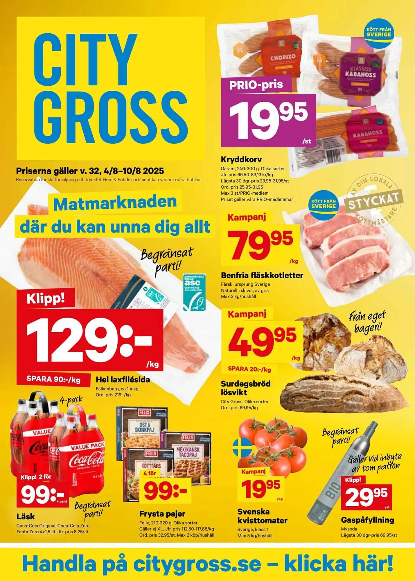 City Gross reklamblad - 1