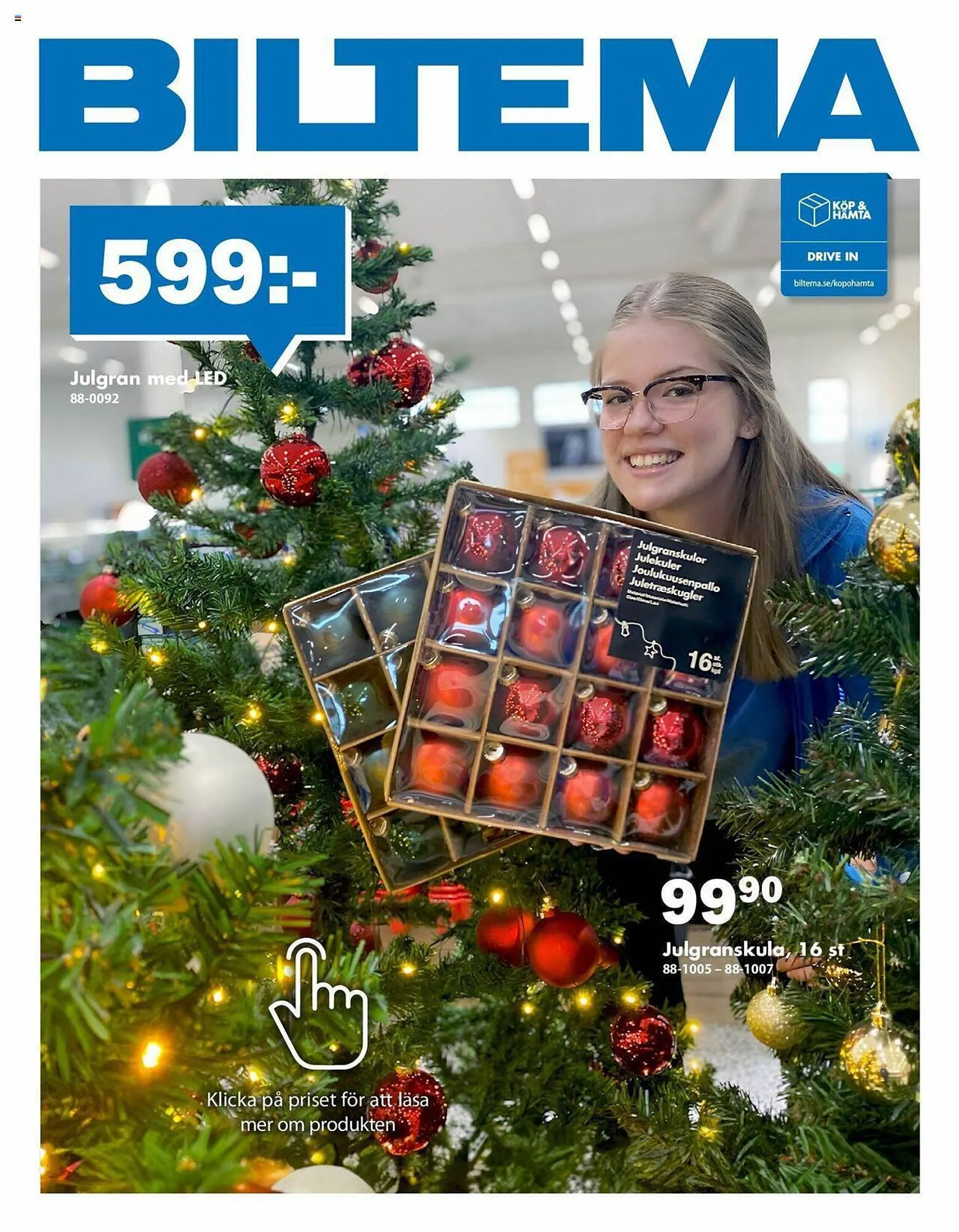 Biltema reklamblad från 24 november till 24 december 2023 - Reklamblad sidor 1