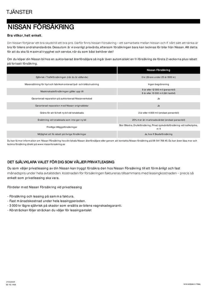 Nissan X-Trail från 28 mars till 28 mars 2025 - Reklamblad sidor 16