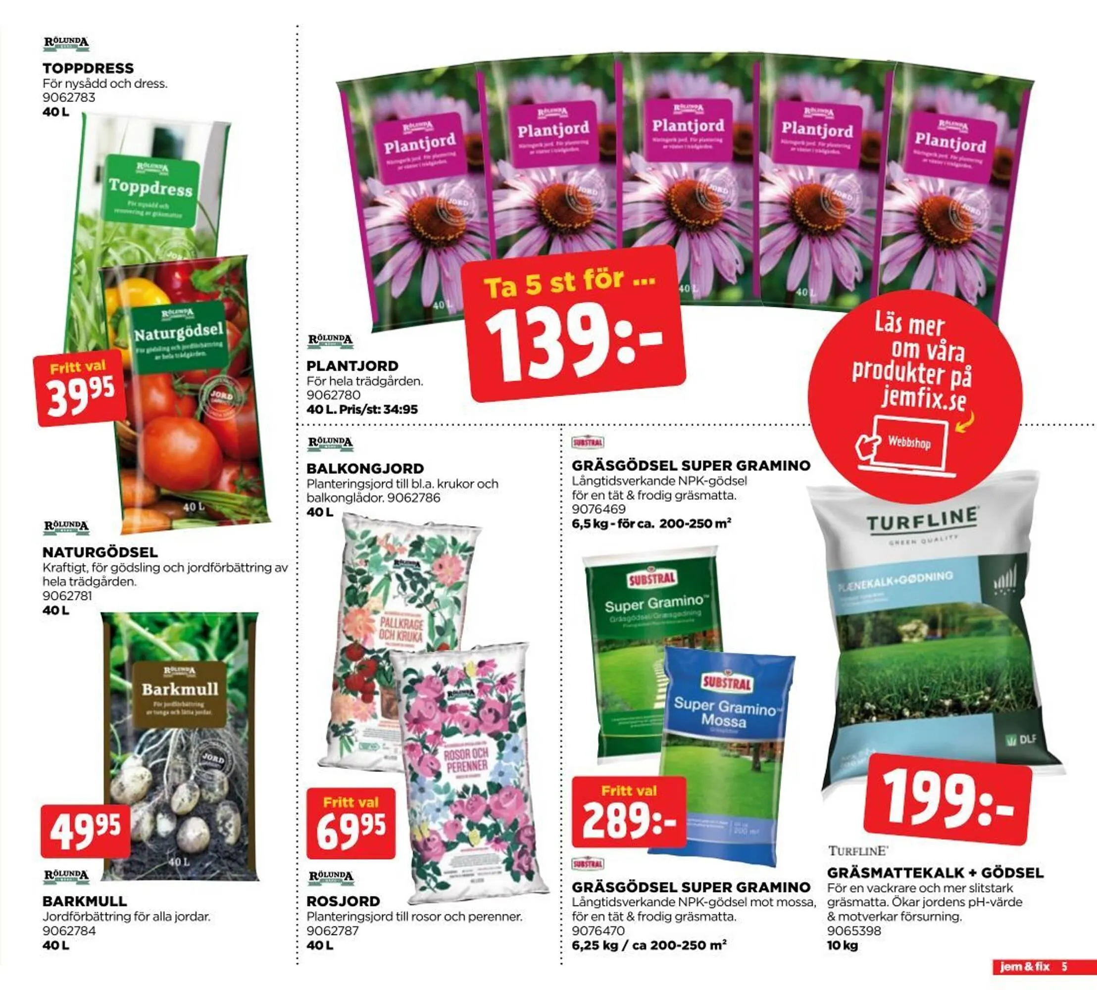 Jem&Fix reklamblad från 24 mars till 6 april 2025 - Reklamblad sidor 5