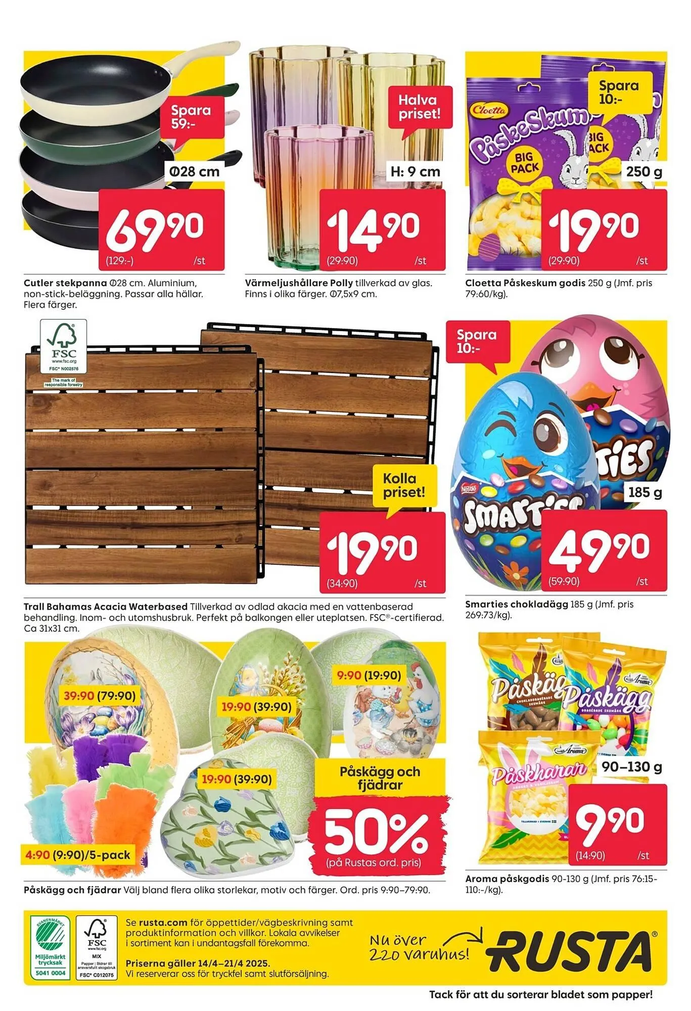 Rusta reklamblad från 14 april till 21 april 2025 - Reklamblad sidor 20