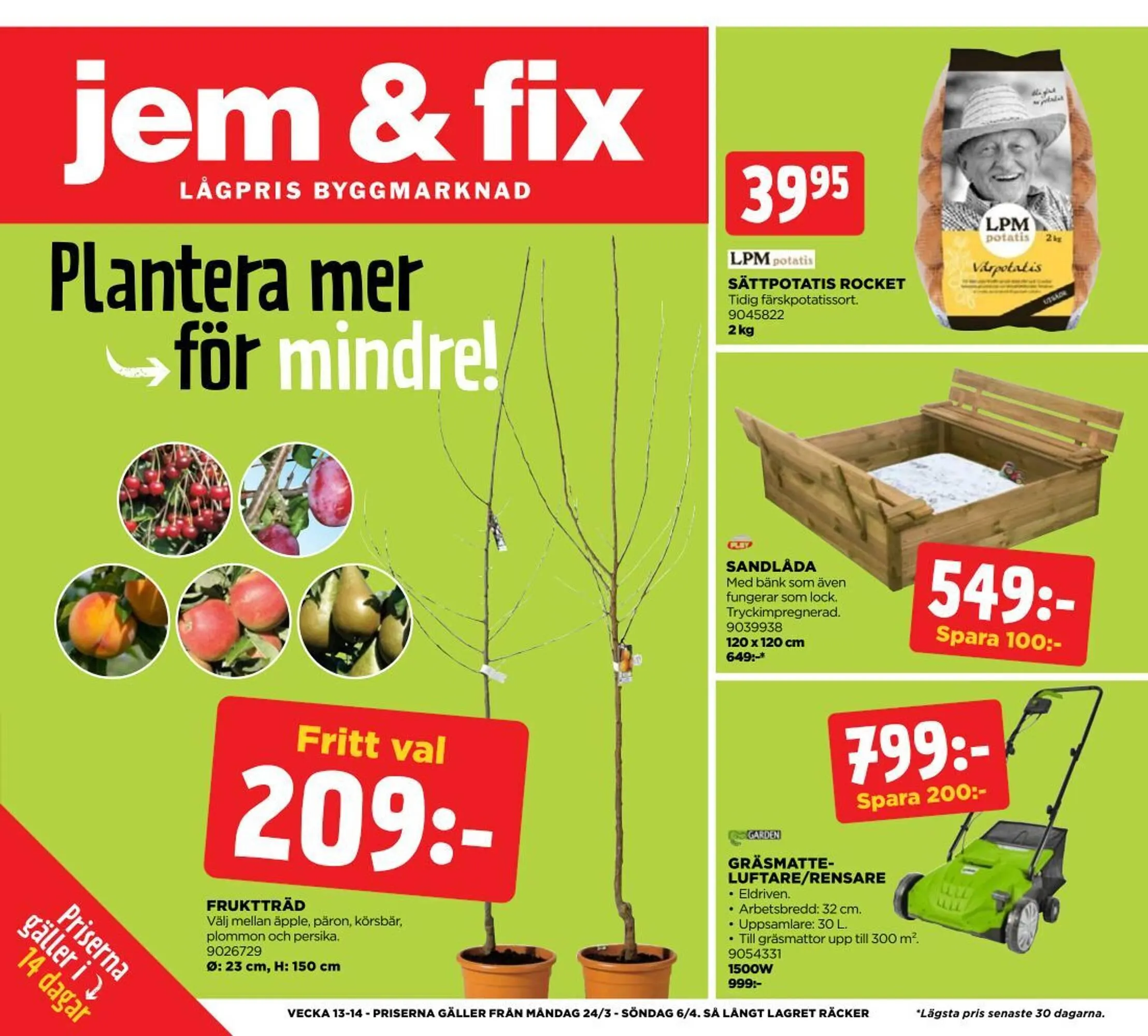 Jem&Fix reklamblad - 1