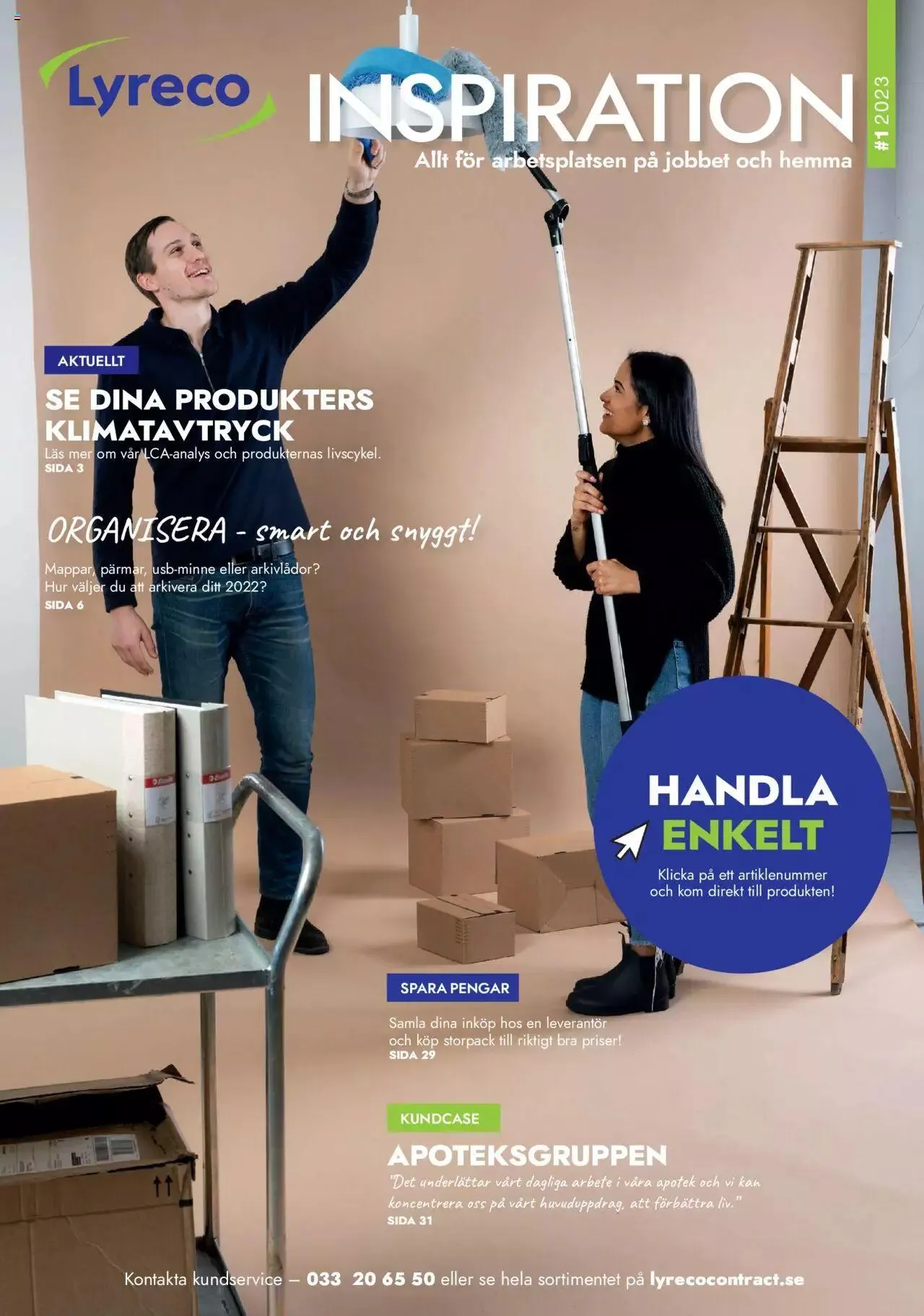 Staples - Lyreco INSPIRATION #1 2023 från 13 mars till 31 december 2023 - Reklamblad sidor 1