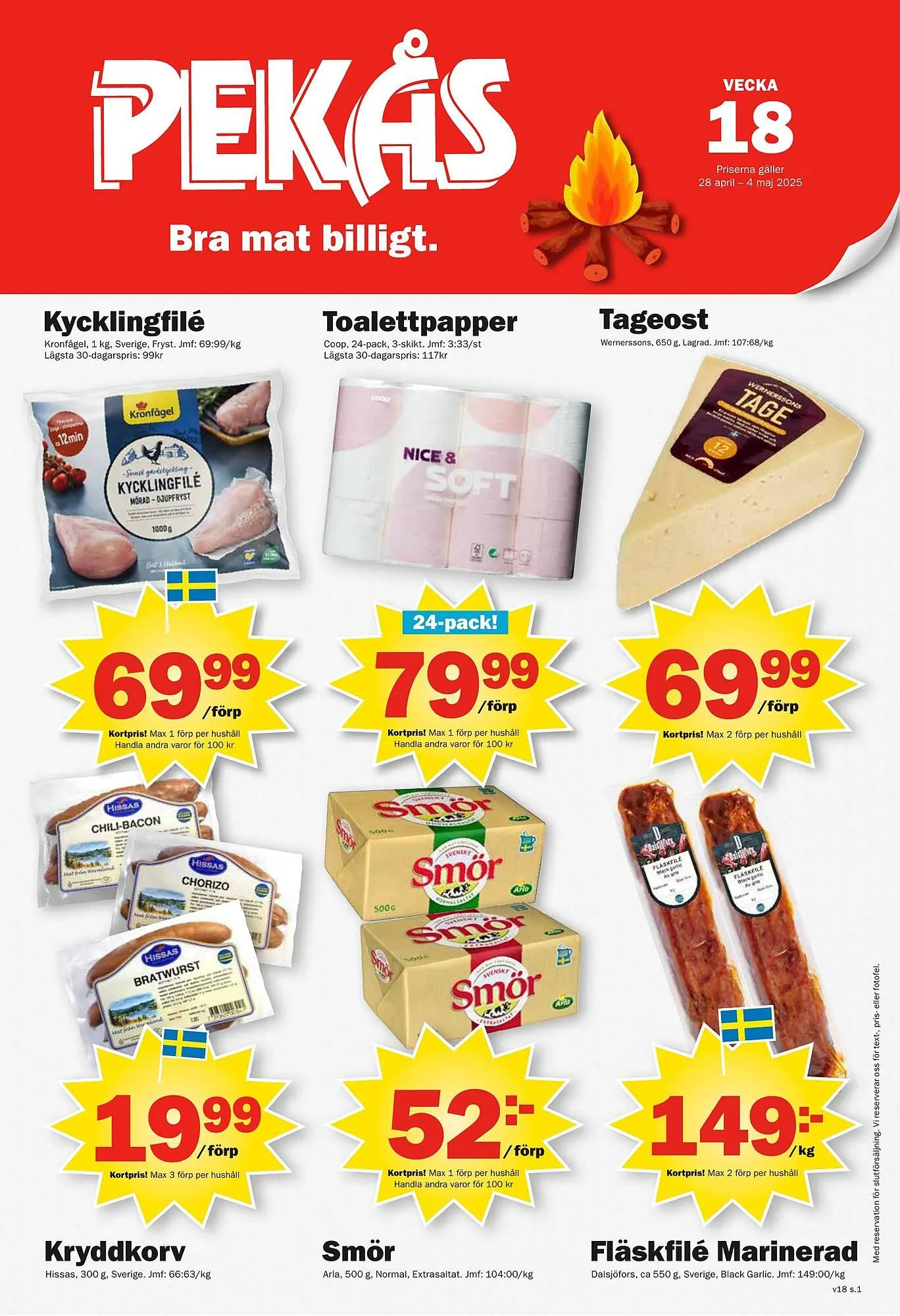 Pekås reklamblad - 1