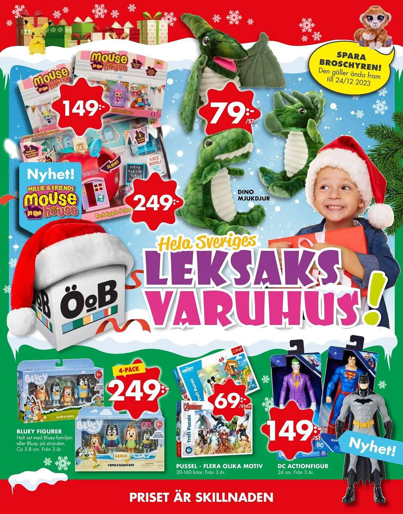 ÖoB reklamblad från 5 november till 24 december 2023 - Reklamblad sidor 1