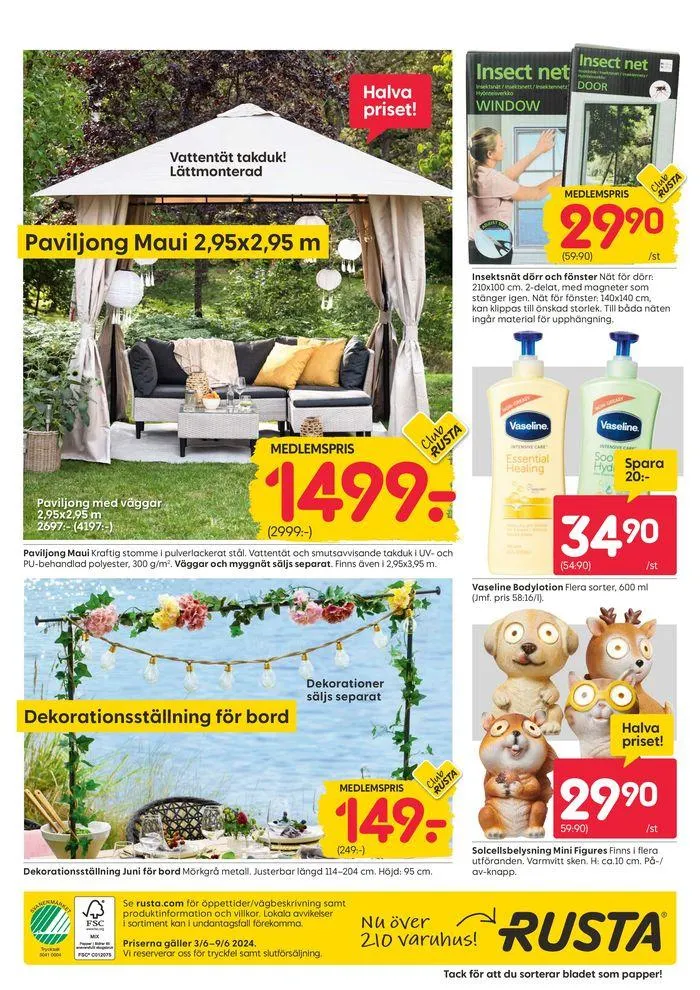 Rusta reklambad från 3 juni till 17 juni 2024 - Reklamblad sidor 18
