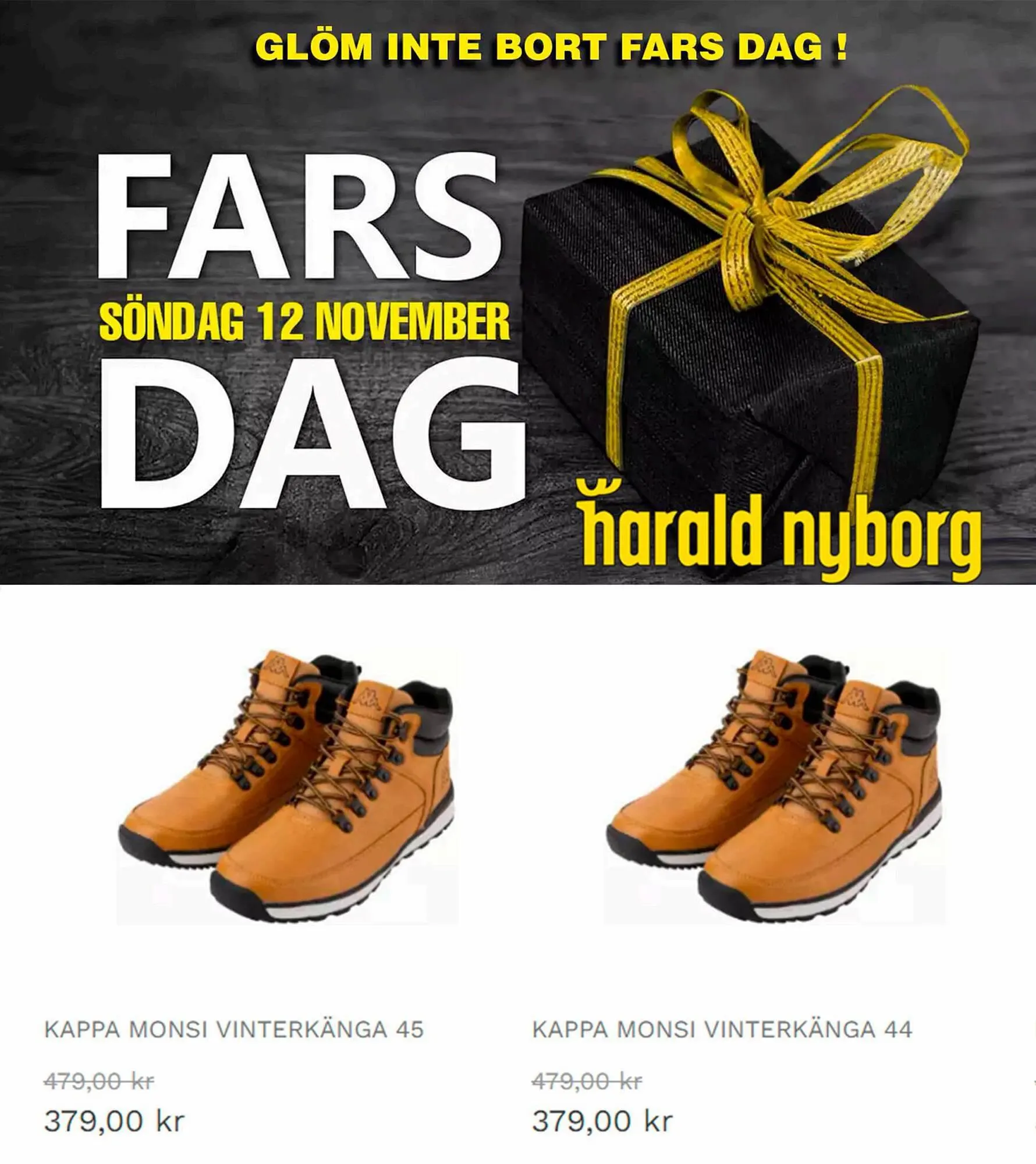 Harald Nyborg reklamblad från 3 november till 12 november 2023 - Reklamblad sidor 1