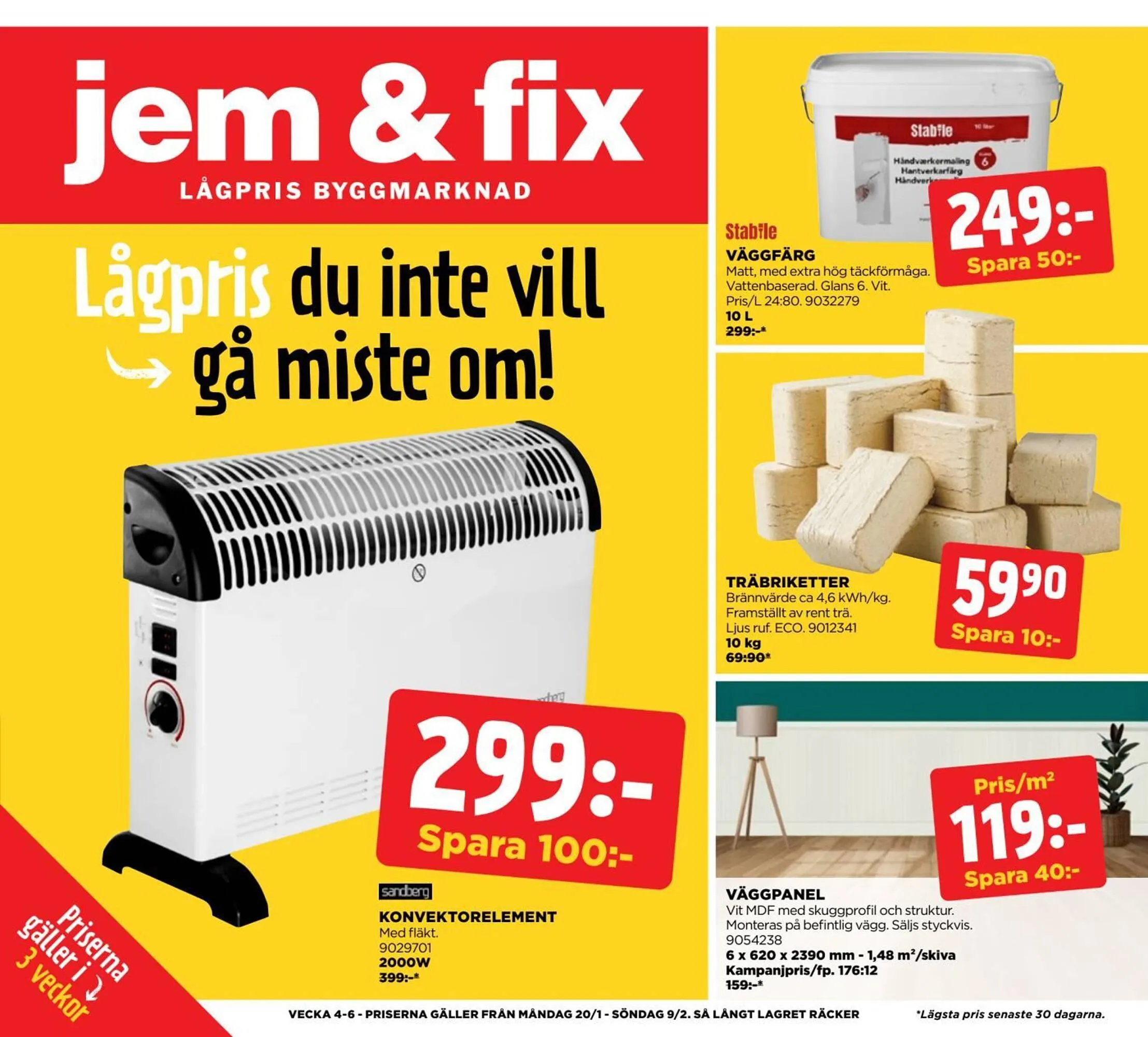 Jem&Fix reklamblad - 1