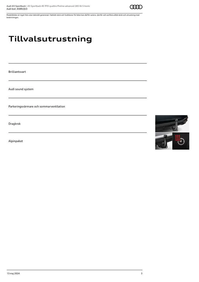 Audi A5 Sportback från 13 maj till 13 maj 2025 - Reklamblad sidor 3