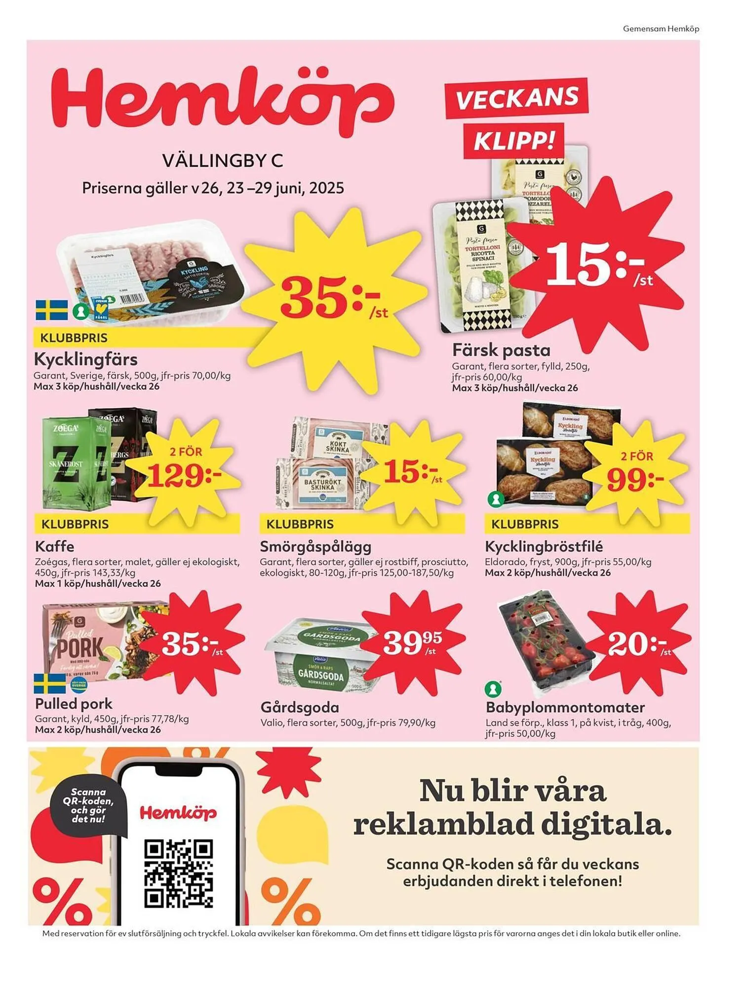 Hemköp reklamblad - 1