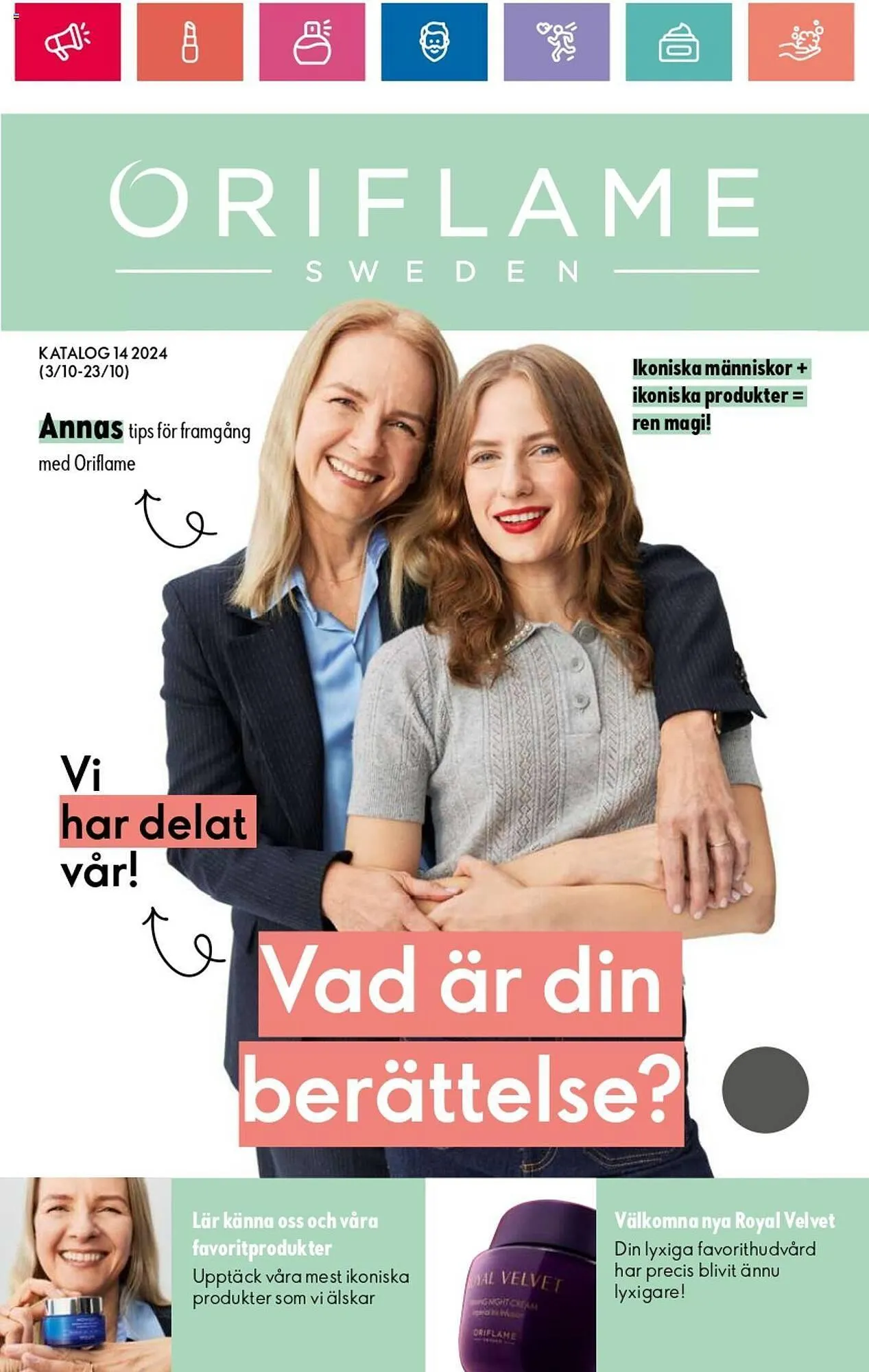Oriflame reklamblad från 3 oktober till 23 oktober 2024 - Reklamblad sidor 1
