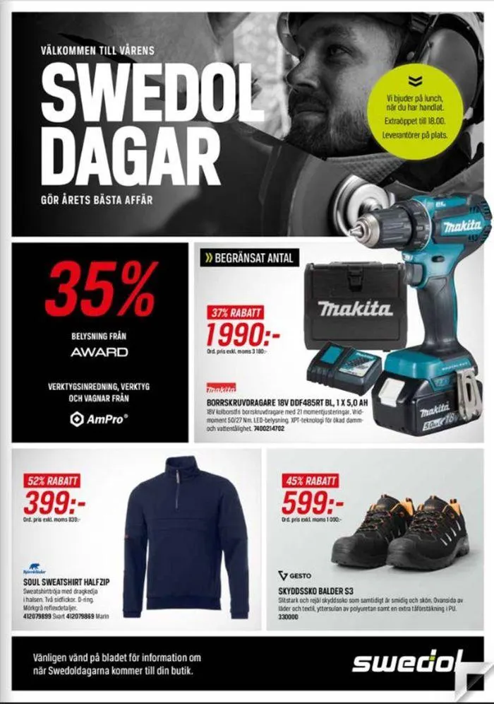 Swedol  från 19 april till 31 december 2024 - Reklamblad sidor 1
