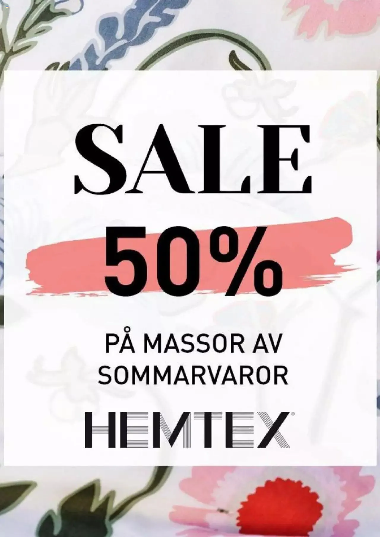 Hemtex - erbjudanden från 11 juni till 22 juli 2023 - Reklamblad sidor 1