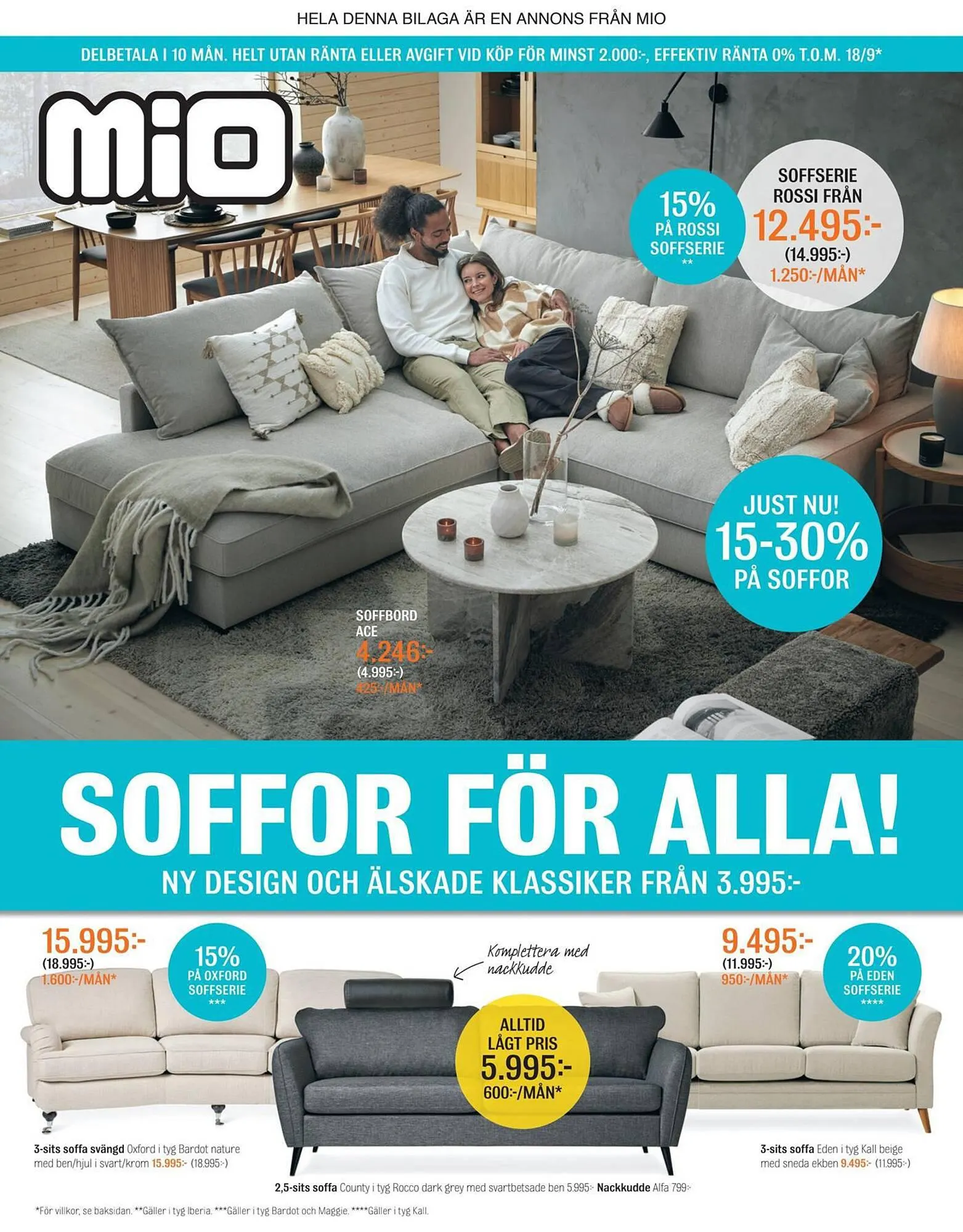 Mio reklamblad från 28 augusti till 18 september 2023 - Reklamblad sidor 1
