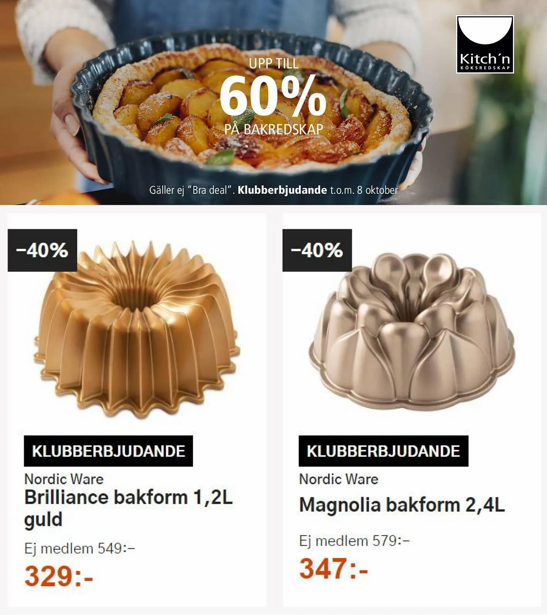 Kitch'n reklamblad från 2 oktober till 8 oktober 2023 - Reklamblad sidor 1