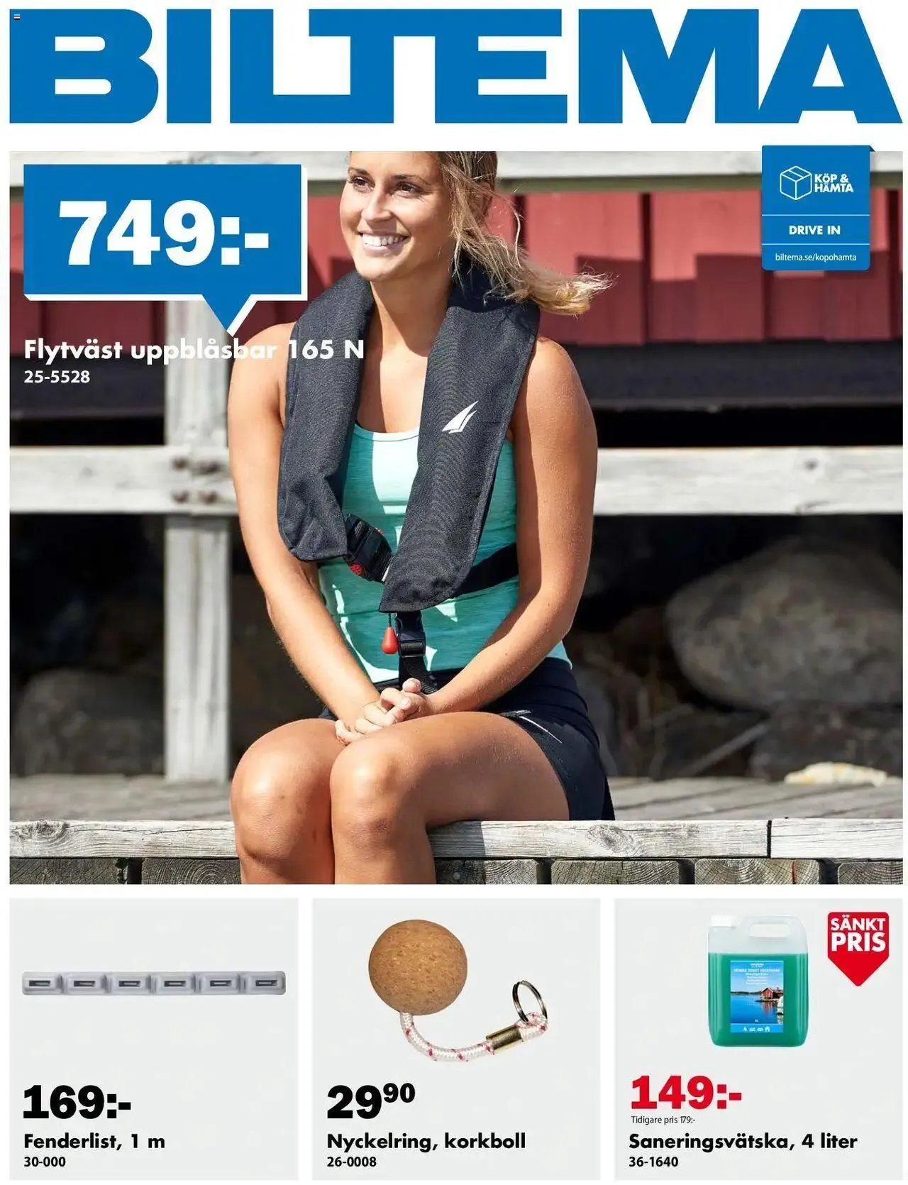 Biltema - erbjudanden från 25 juli till 31 december 2024 - Reklamblad sidor 1