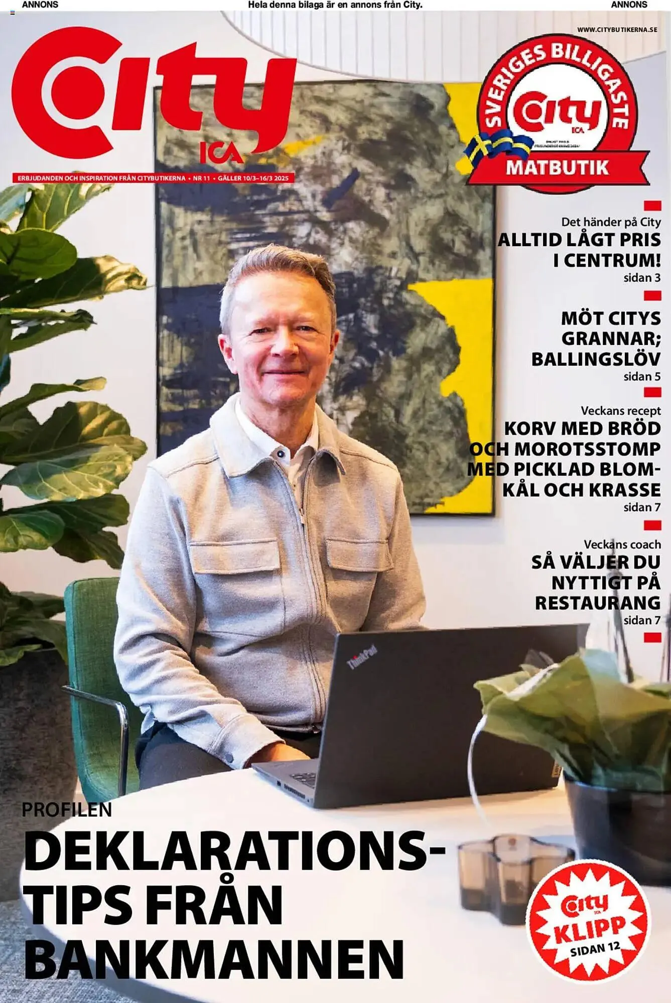 ICA Kvantum reklamblad från 10 mars till 16 mars 2025 - Reklamblad sidor 1