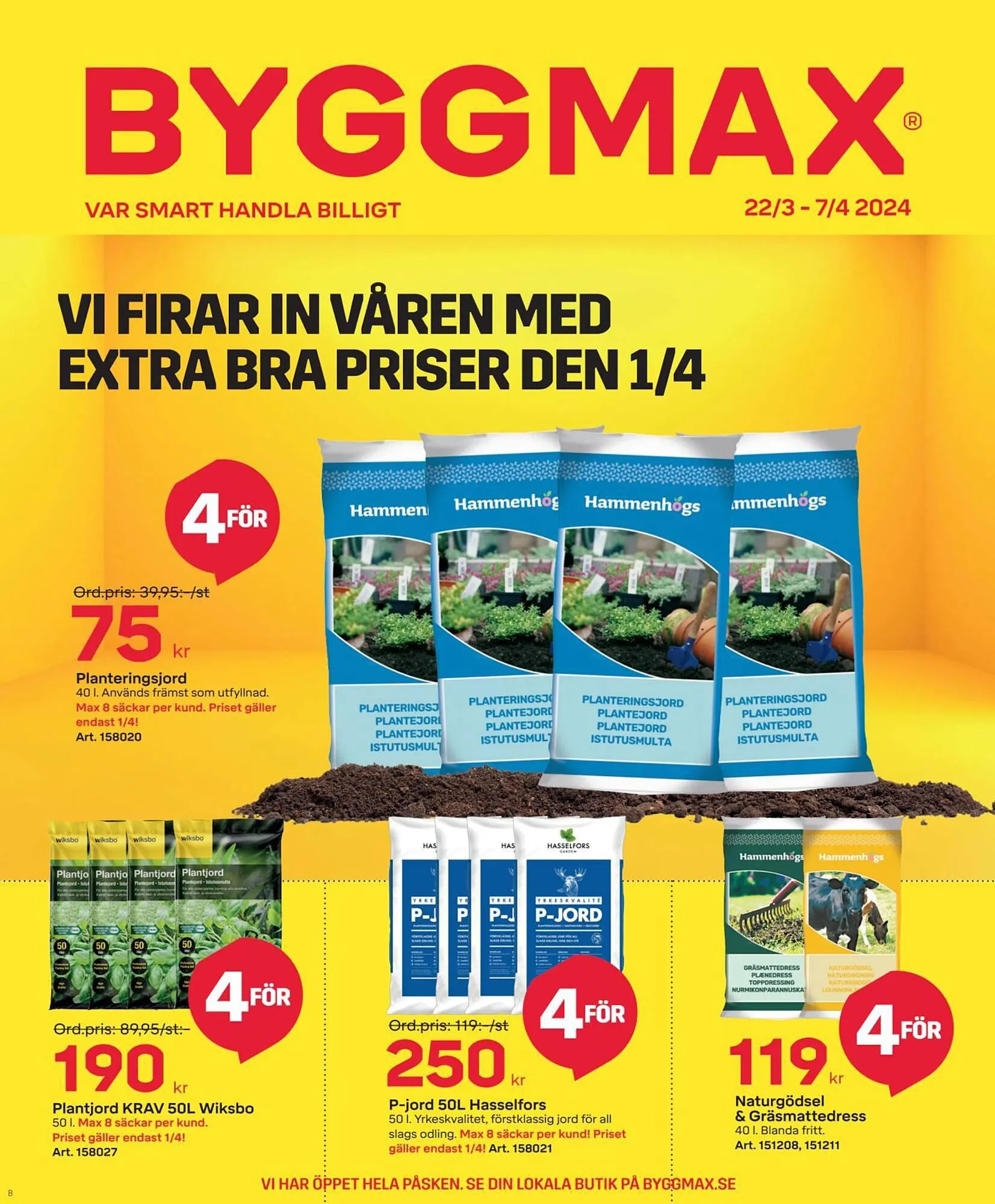 Byggmax reklamblad från 21 mars till 7 april 2024 - Reklamblad sidor 