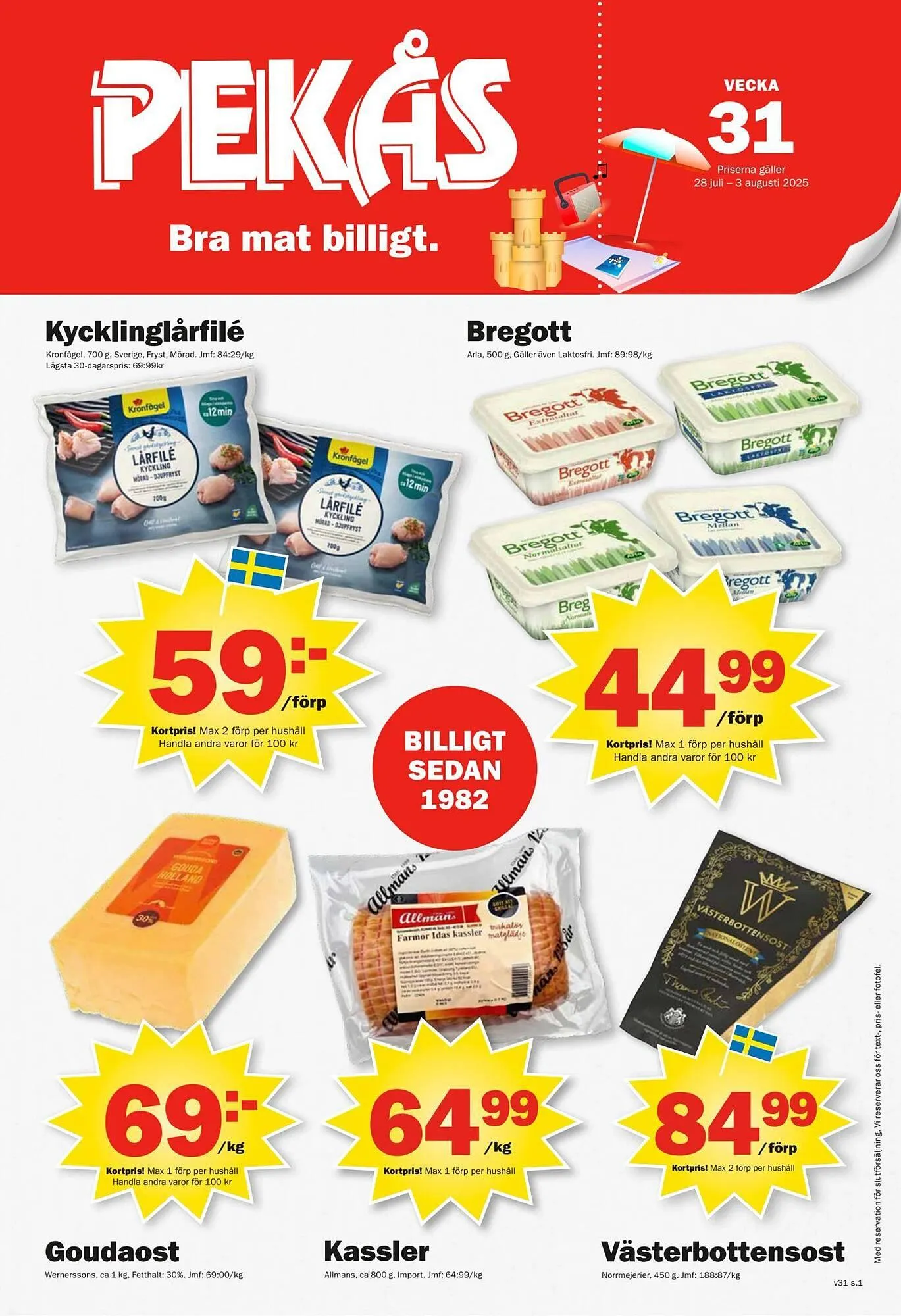 Pekås reklamblad - 1