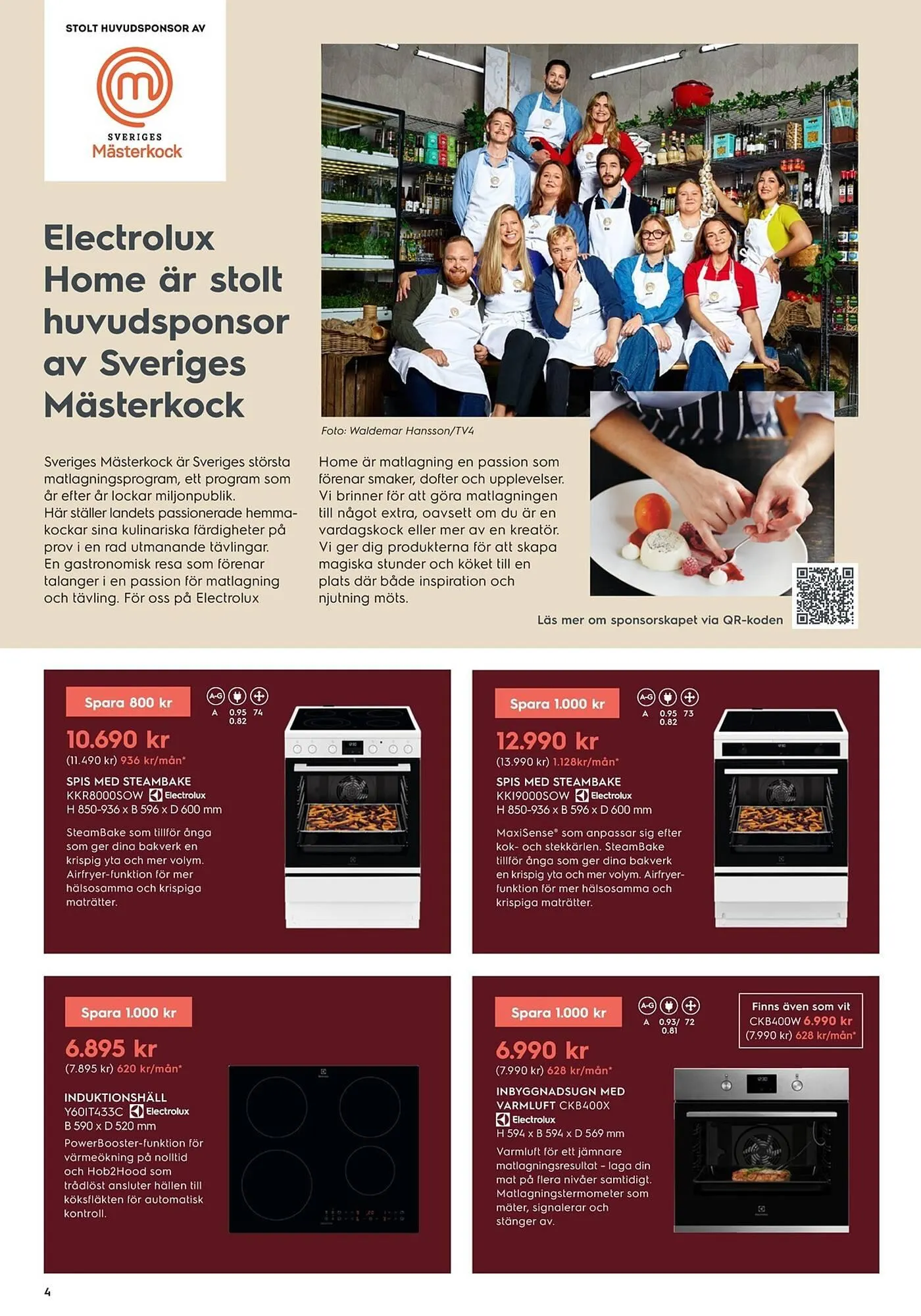 Electrolux Home reklamblad från 11 mars till 31 mars 2025 - Reklamblad sidor 4