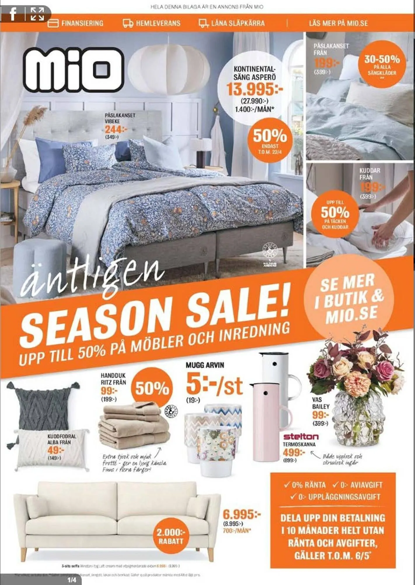 Mio reklamblad från 21 april till 27 april 2025 - Reklamblad sidor 1
